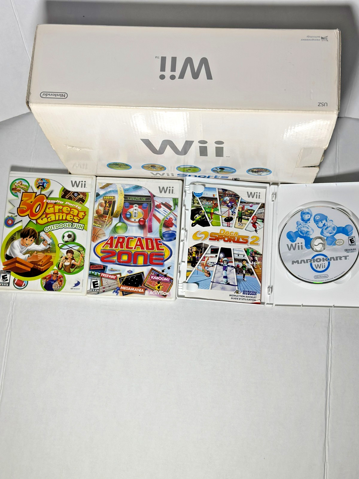 Nintendo Wii (Sports Game Not Included) White Console Working