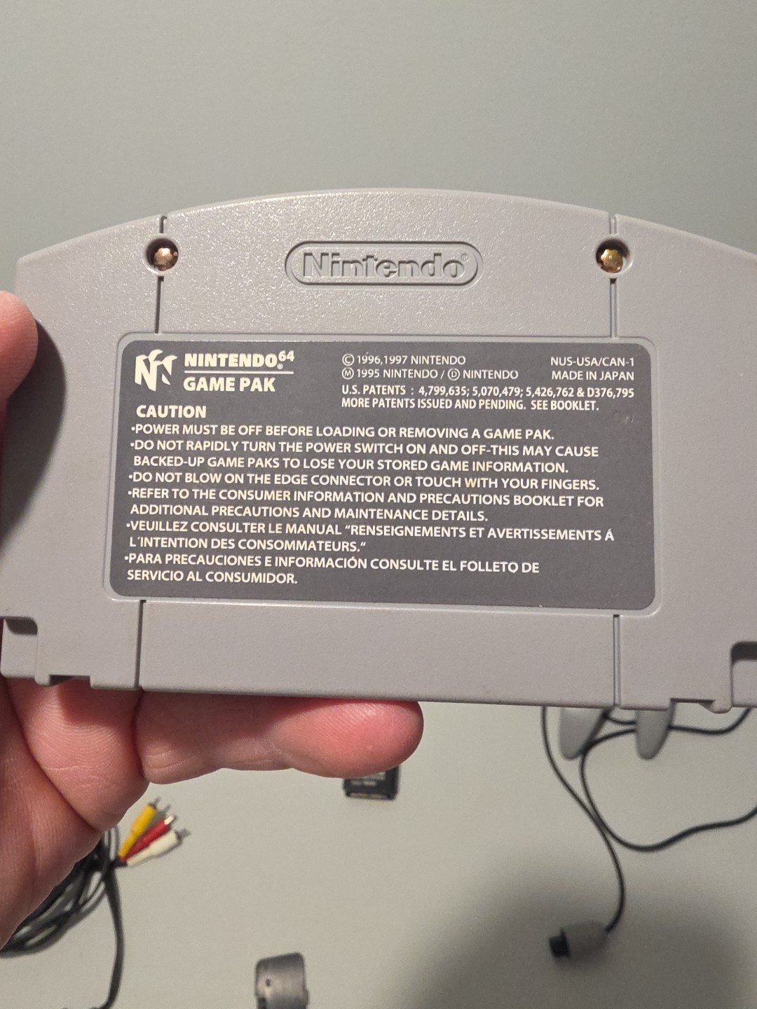 Nintendo 64 Console tested! NUS-001 USA Controller And Game Jumper Pack