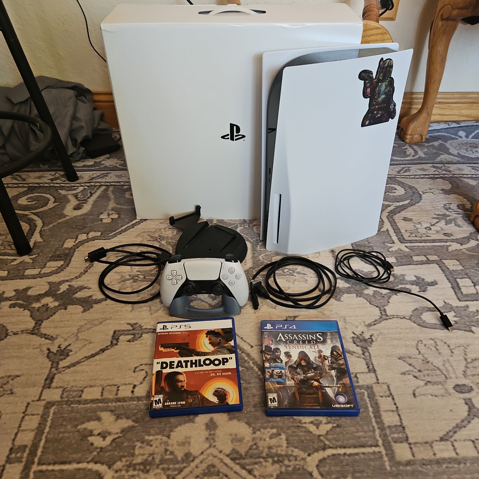 Sony PlayStation 5 Disc PS5 825GB Console, Controller, Games Bundle CFI-1115A