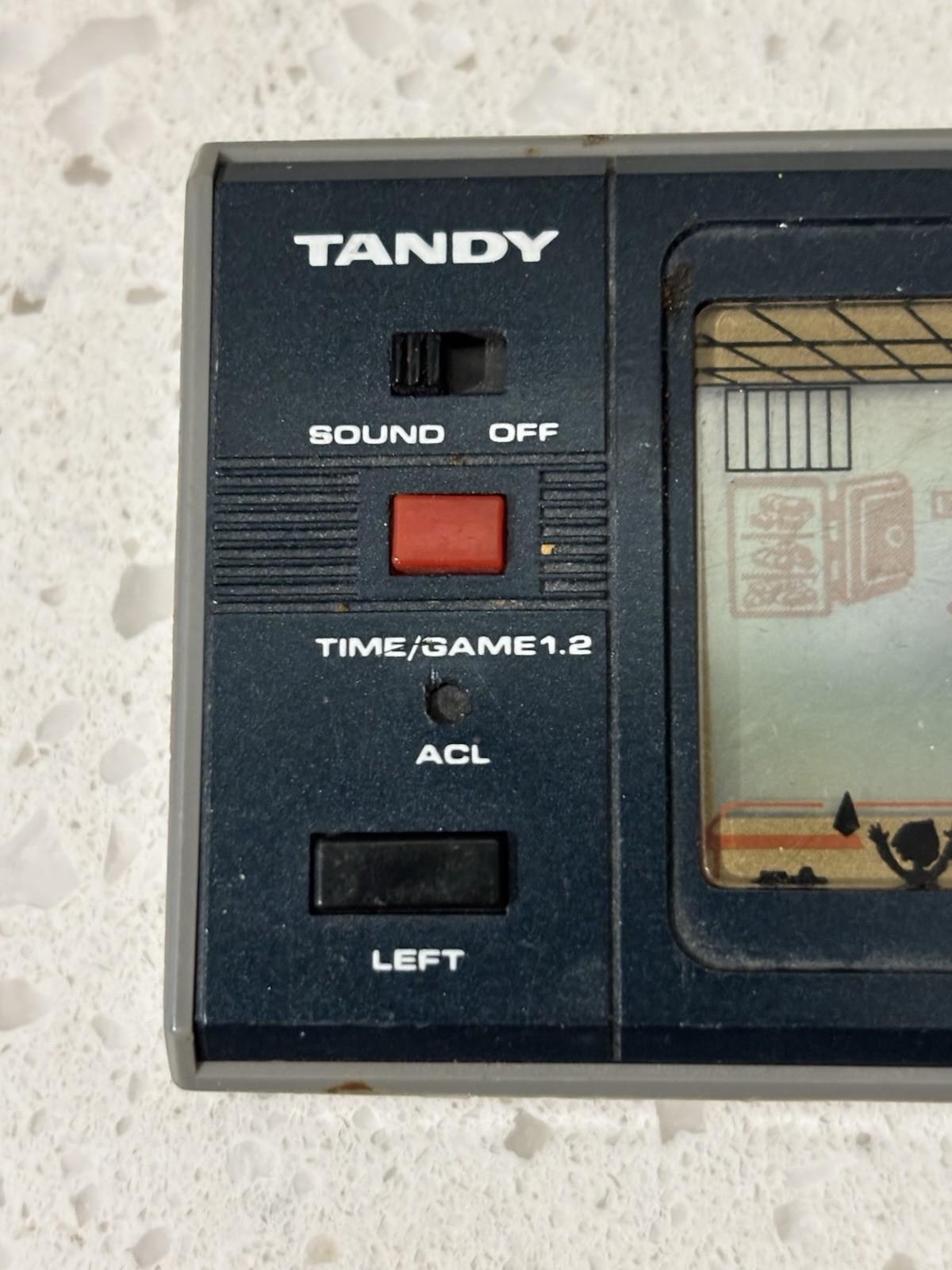 Vintage 1983 Tandy Hold Up LCD Game Handheld Electronic Game 60-2173 Works READ