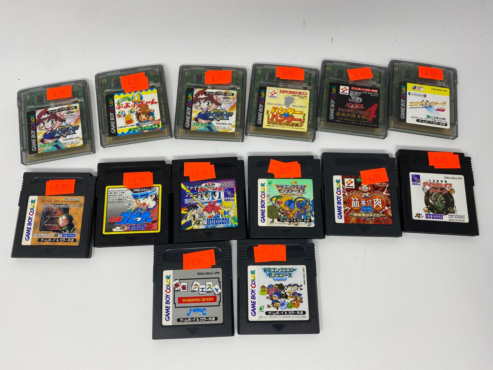 Nintendo GAME BOY Color Cartridge Lot 14 From Japan NTSC-J