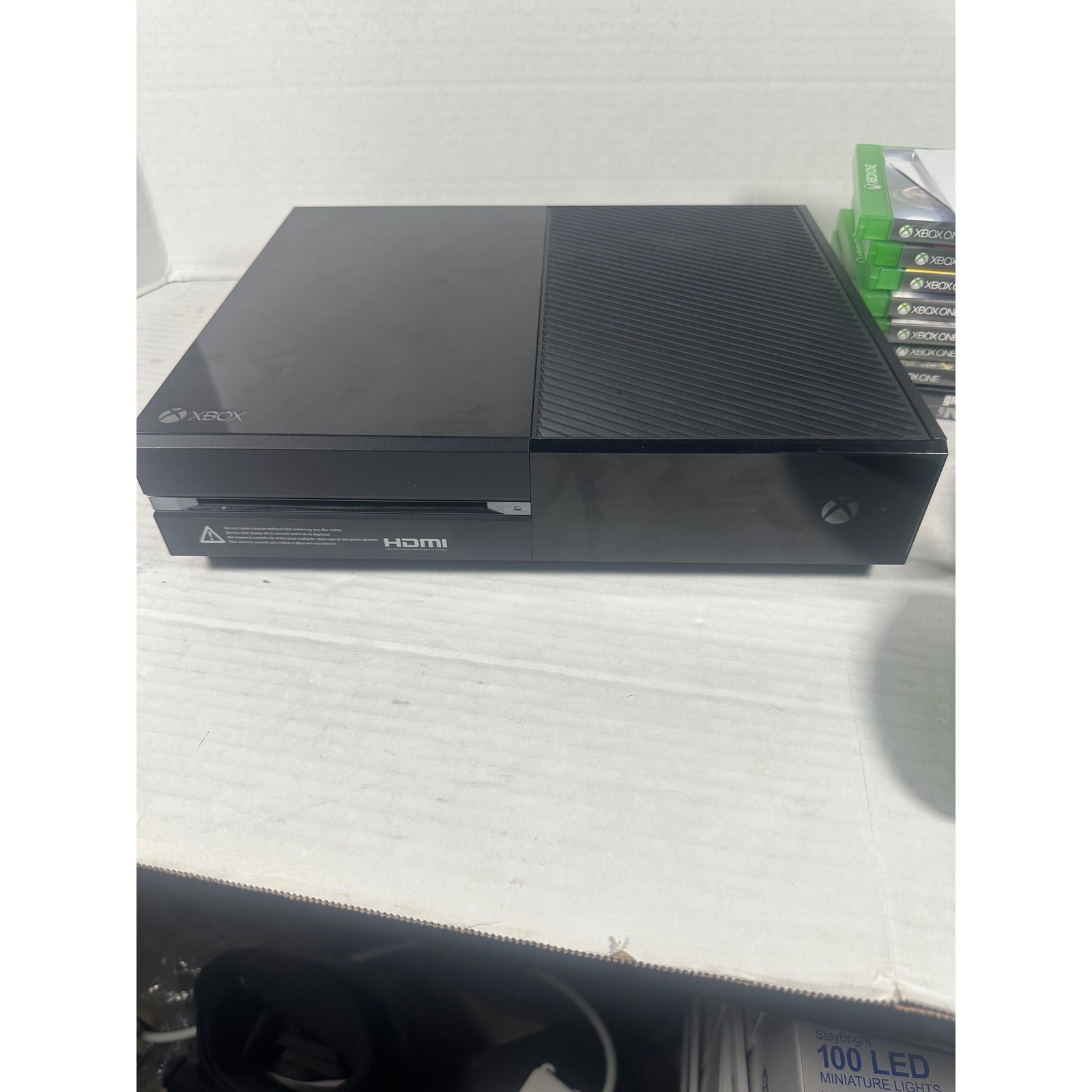 Microsoft Xbox 1 500GB Black Console Bundle Kinect 2 Controllers 11 Games GTA V