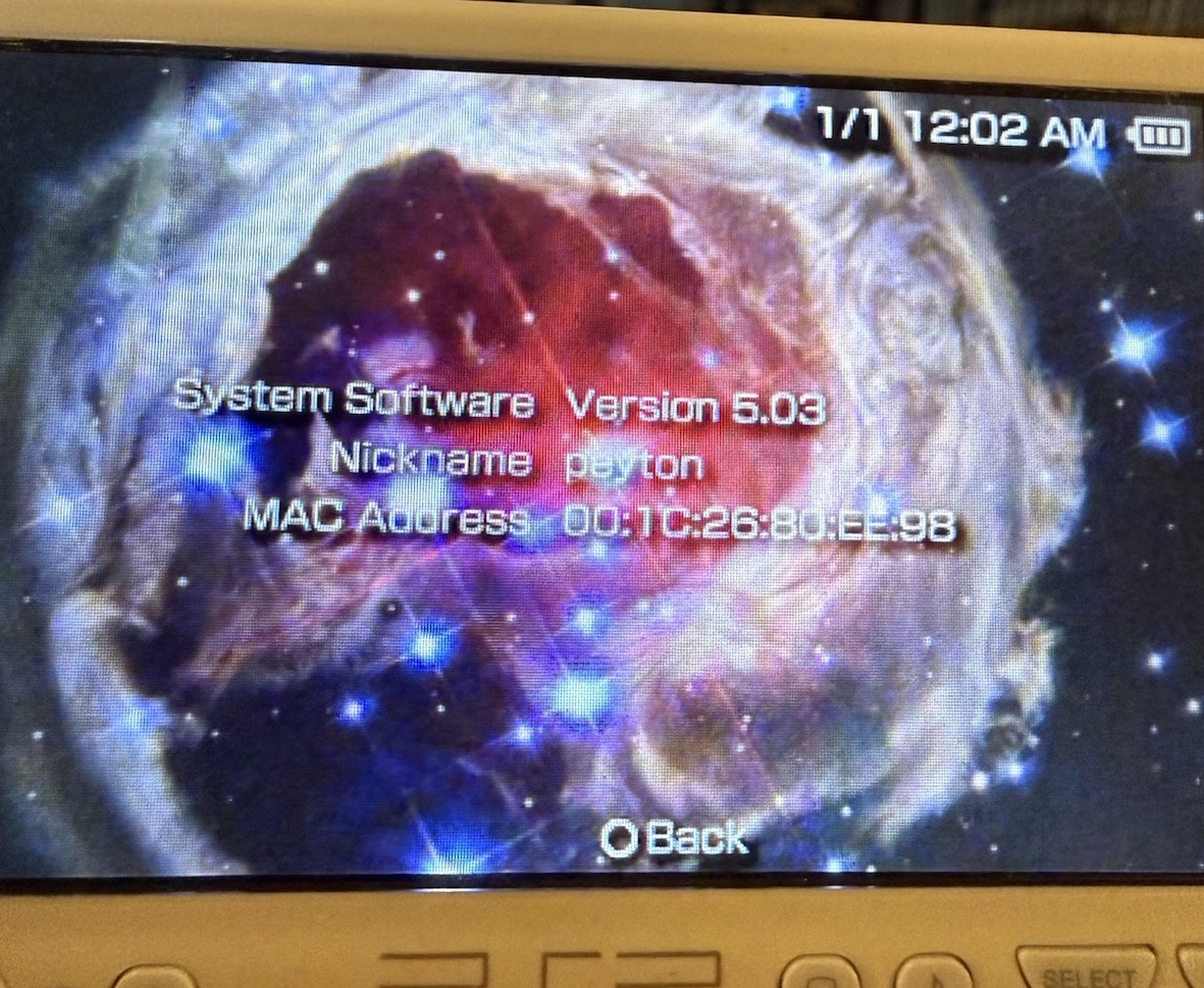 Sony PSP 2001 star Wars Edition White Console USED/TESTED/ READ DESCRIPT..
