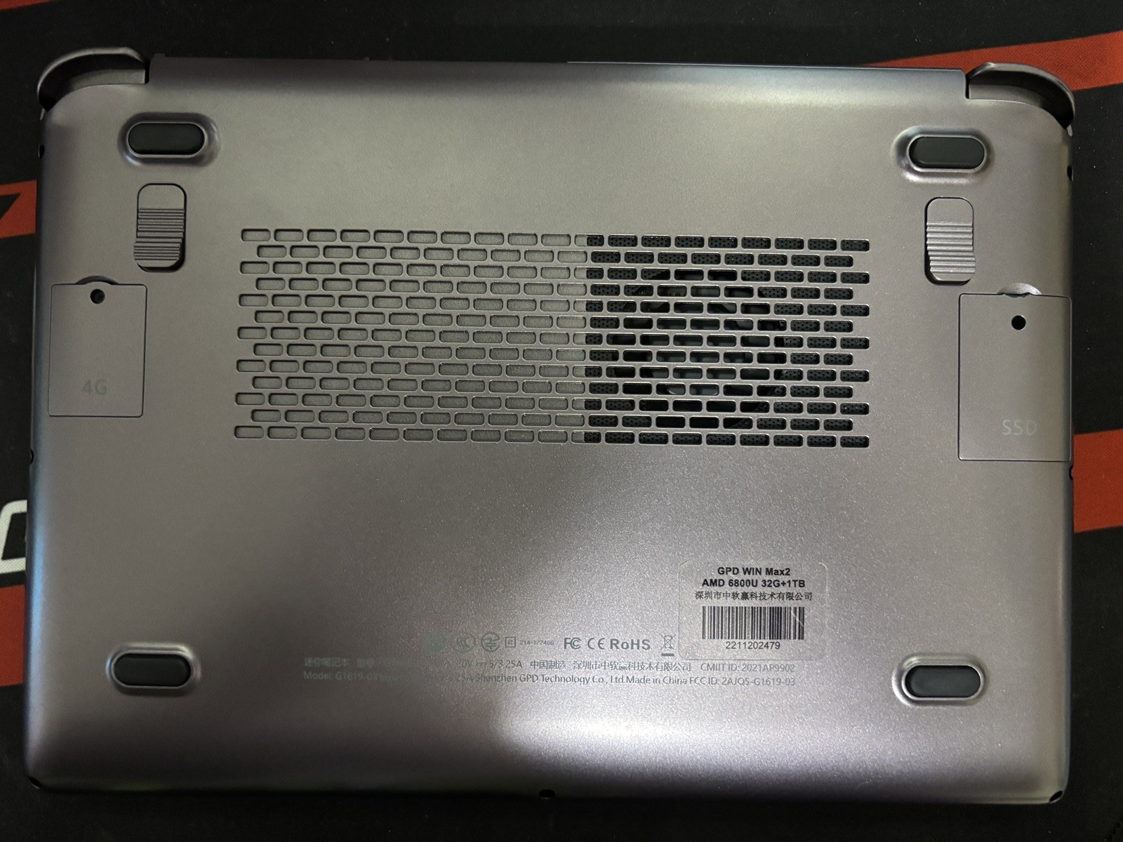 GPD WIN MAX 2 32GB 6800U 1TB Windows 11 WiFi Mini PC MINT Bundle