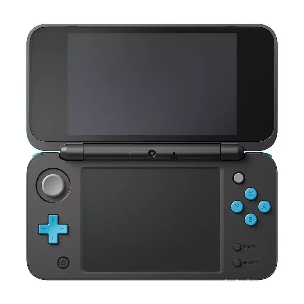 Nintendo new 2DS XL LL Turquoise x Black Console Boxed from Japan Tested