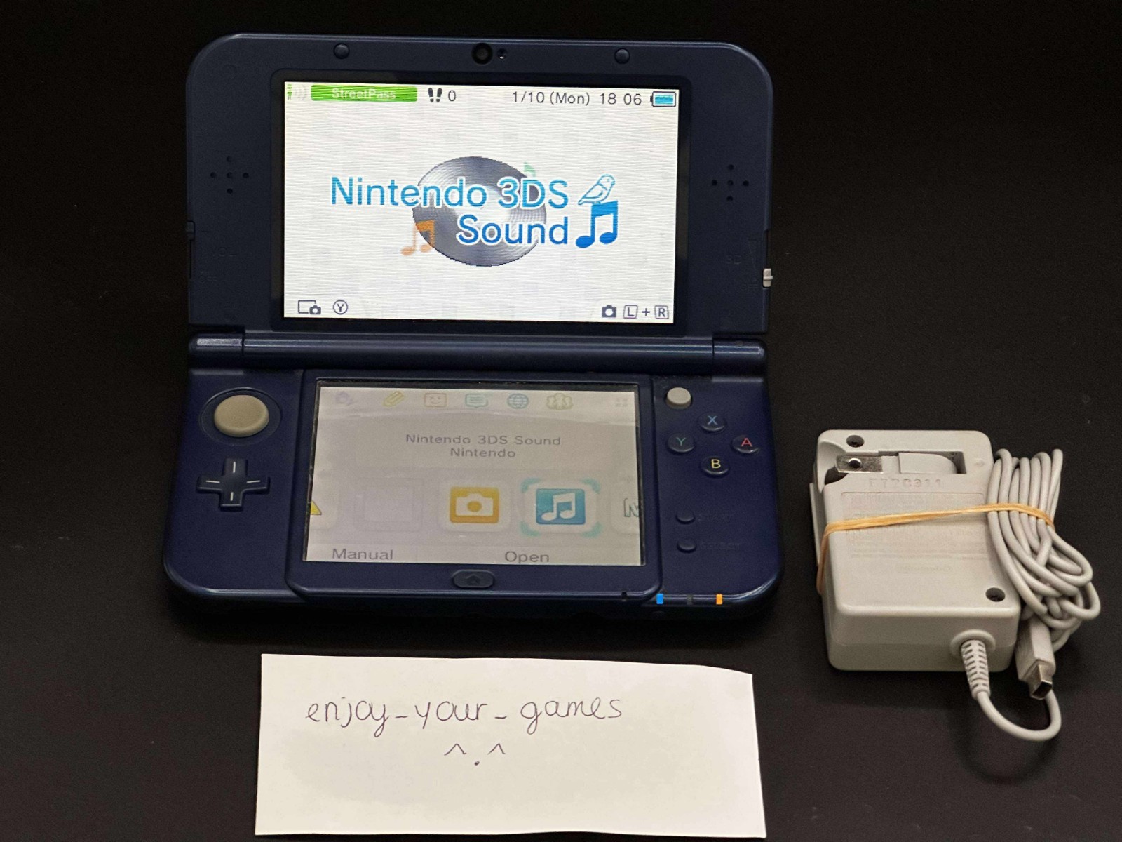 Nintendo New 3DS XL LL Blue | Charger | Region Free | USA Seller – SHIP IN 1-DAY
