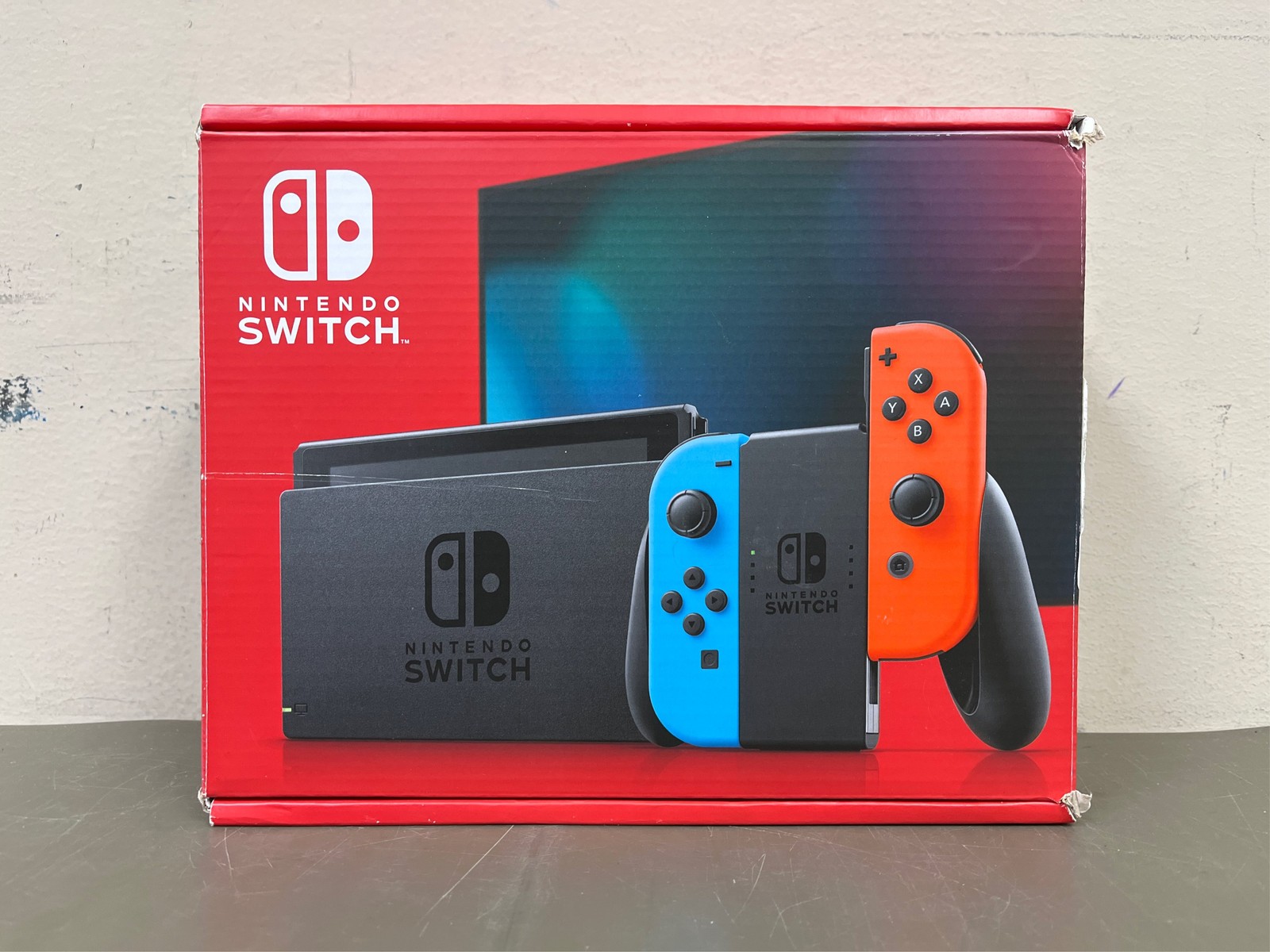 Nintendo Switch with Blue & Red Joy-Con