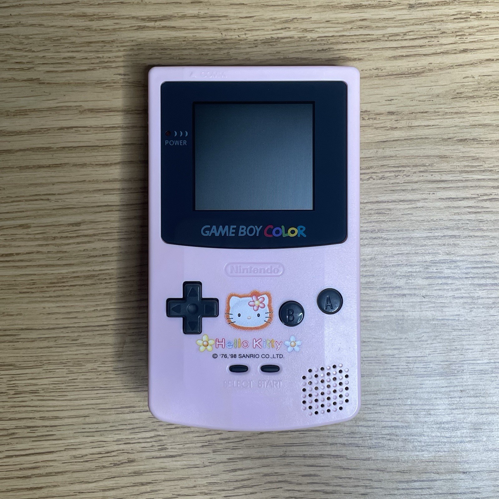 Nintendo GameBoy Color Hello Kitty Sanrio Pink Handheld Console CGB-001 Tested