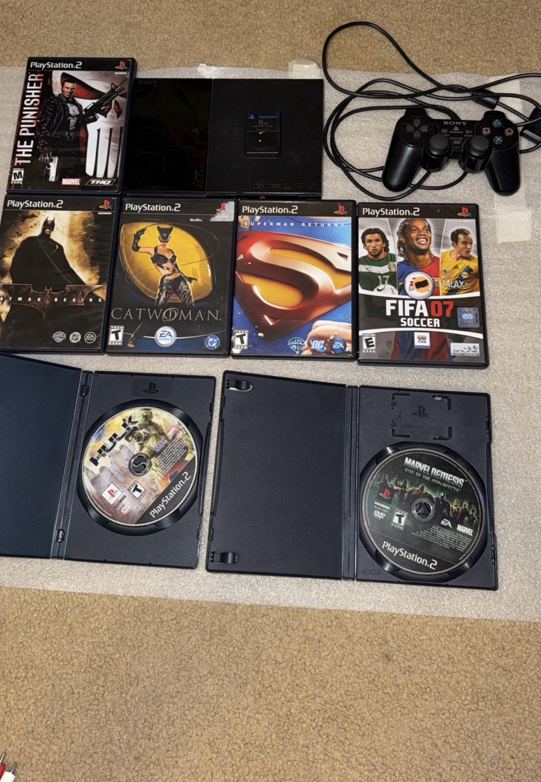 Sony PlayStation 2 Slim Bundle With Original Cables, PLEASE READ DESCRIPTION!!!!