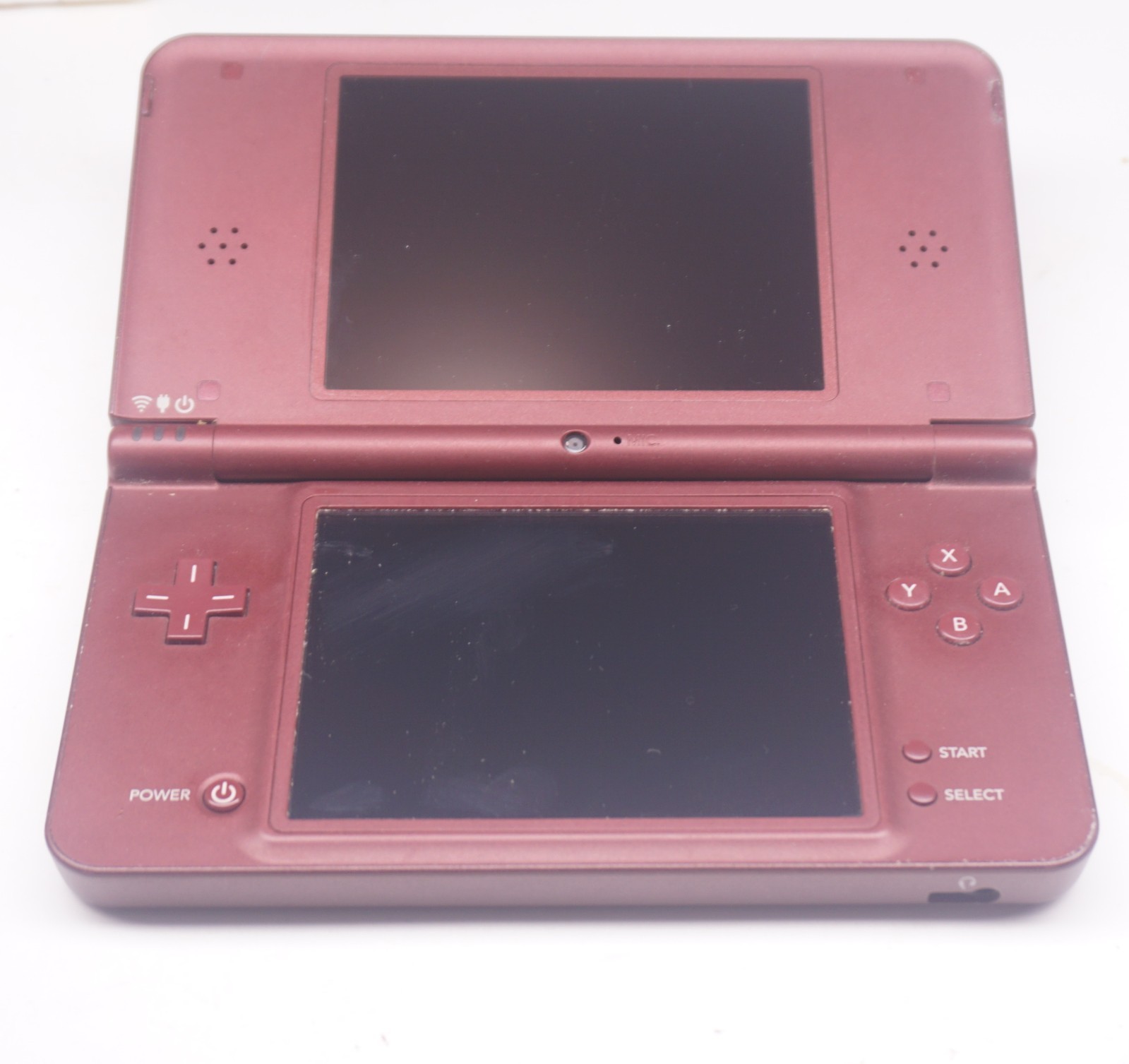 Nintendo DSi LL XL Burgundy Wine Red JAPANESE LANGUAGE LOCK Tested Works
