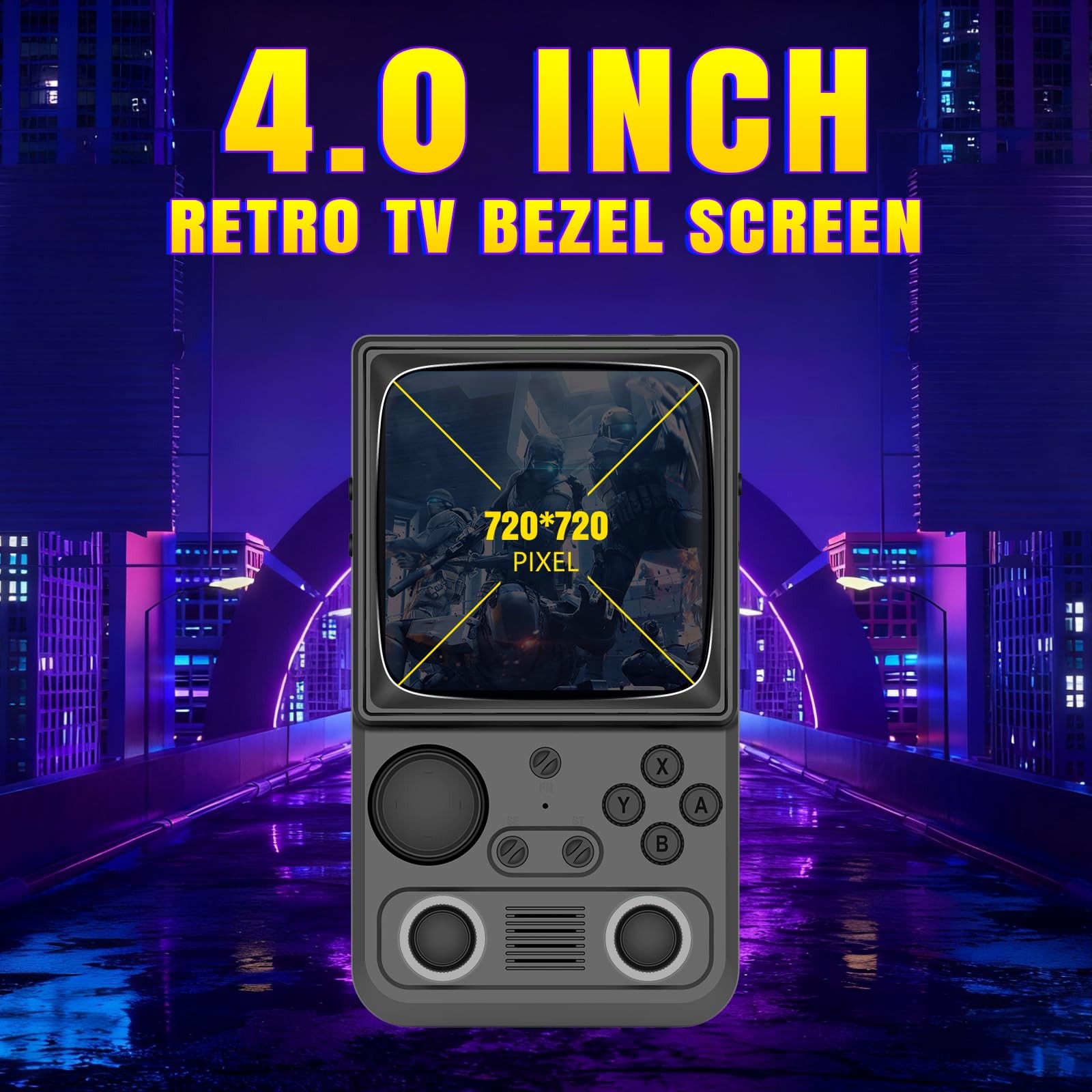 R36TMAX Upgraded Retro Handheld Game Console with 4000mAh Battery, 4.0» IPS …