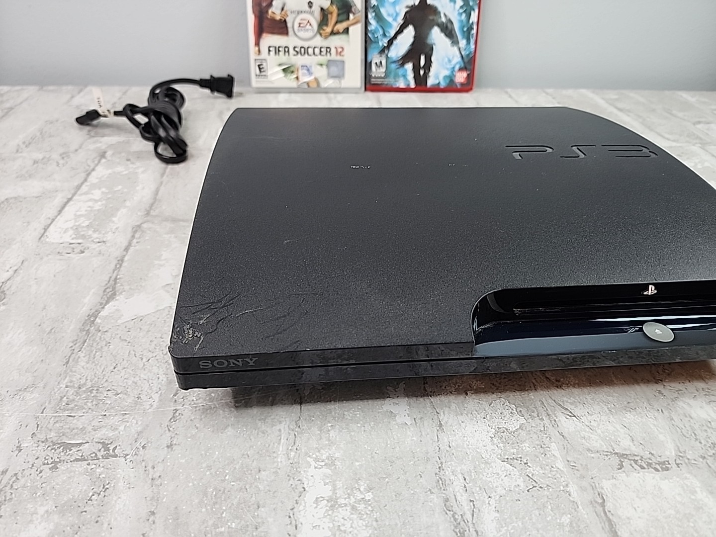 Sony Playstation PS3 120GB Slim Console CECH-2001A w/ Controller, Remote & Games