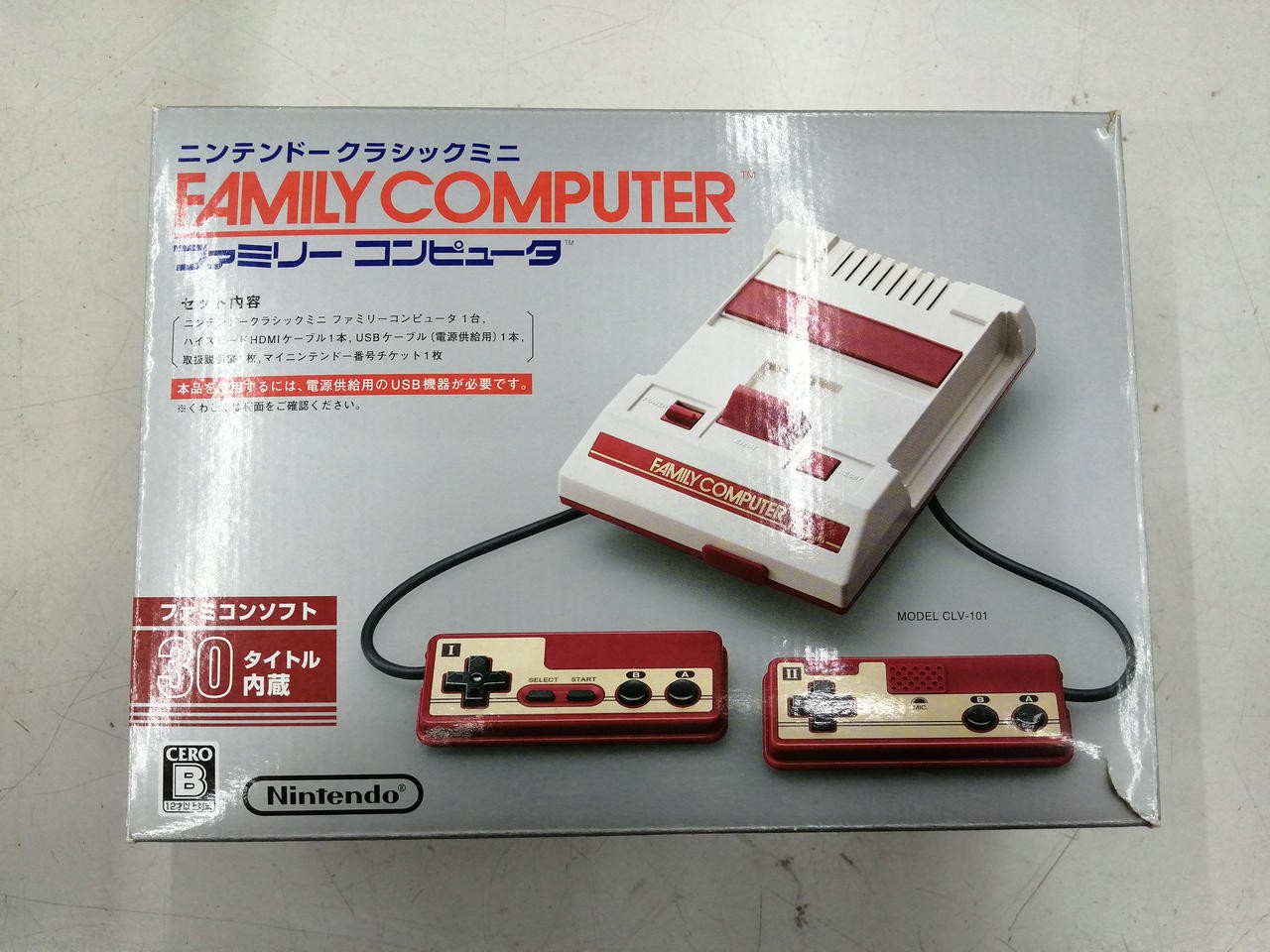 With Adapter Can be connected to a TV Model CLV 101 NINTENDO