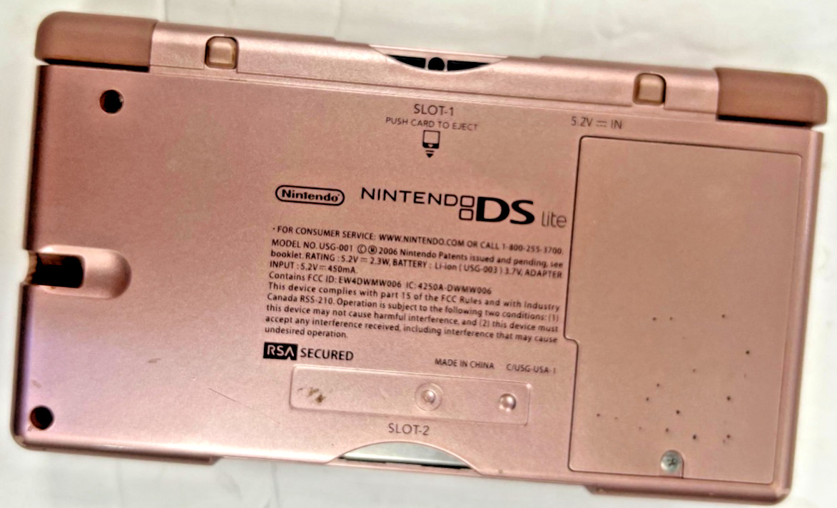 Nintendo DS Lite Pink