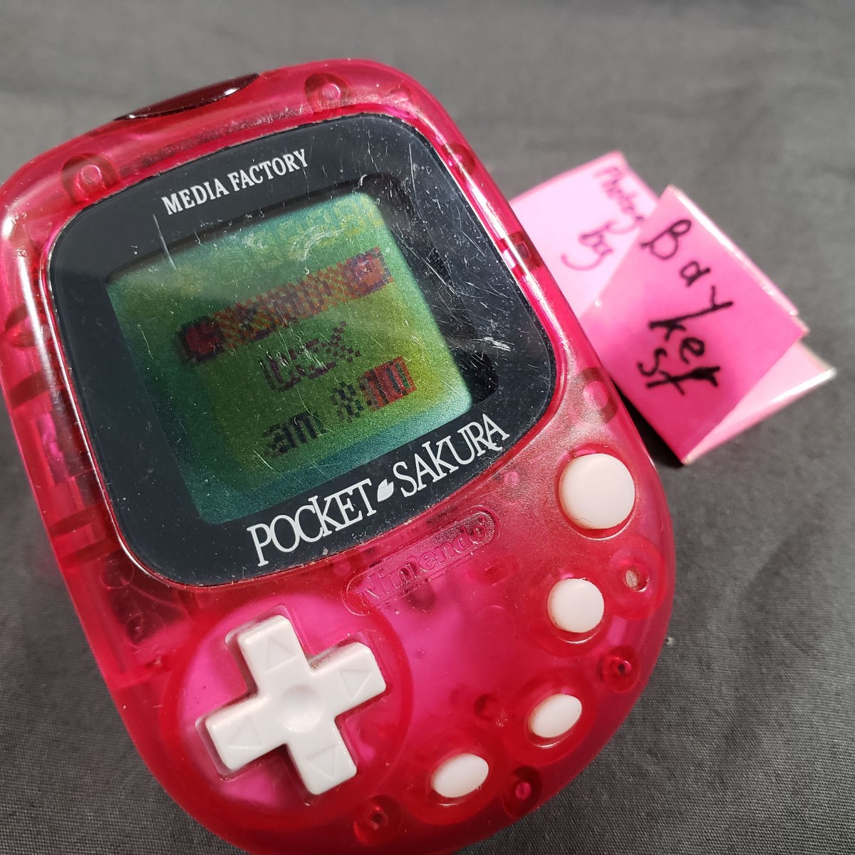 Pocket Sakura Pink COLOR LCD Virtual Pet Pedometer Game MPG-002 SK wars Japan