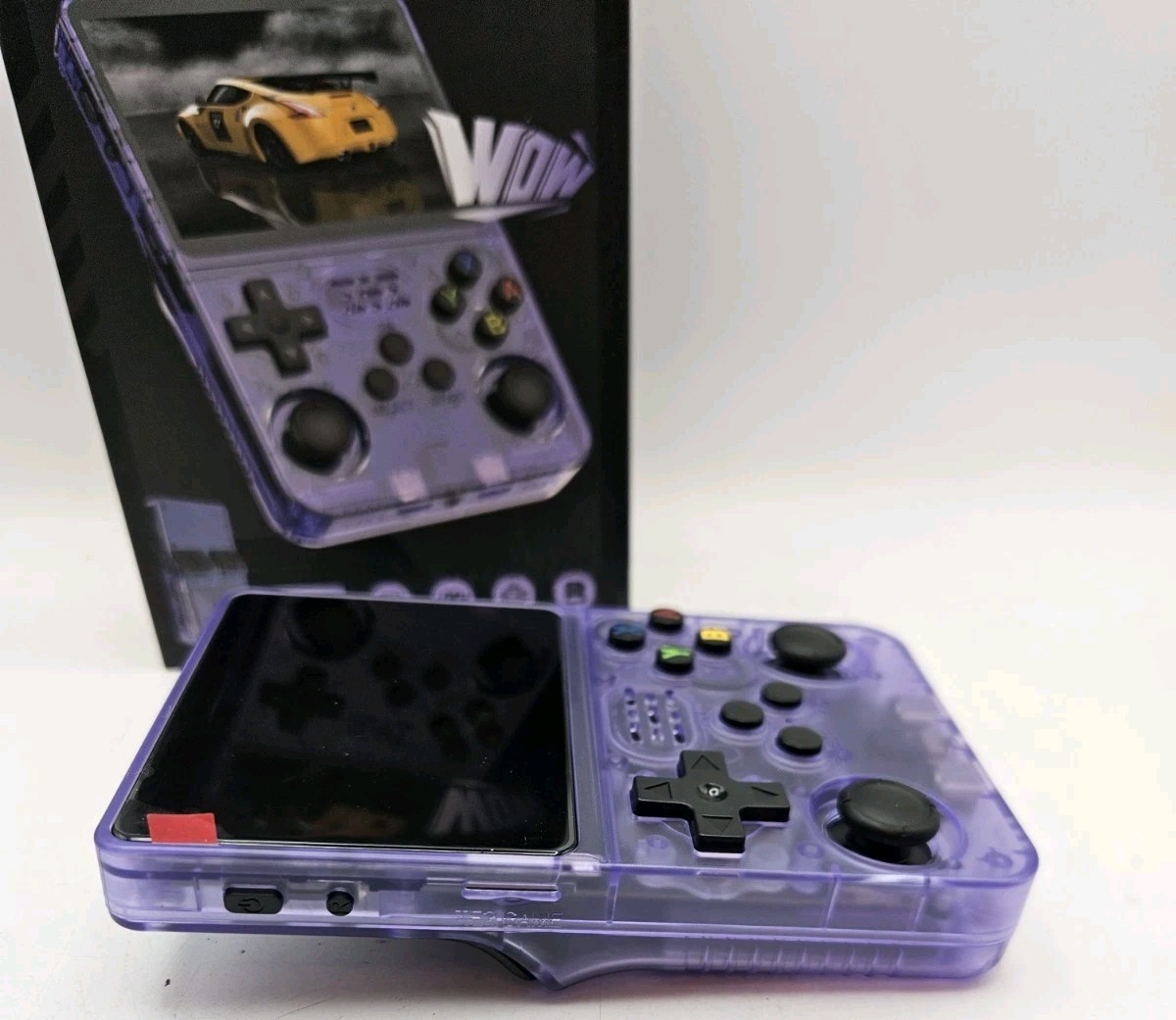 R36S Retro Handheld Console 64GB Purple WiFi Linux PSP N64 PS1 NDS GBA New