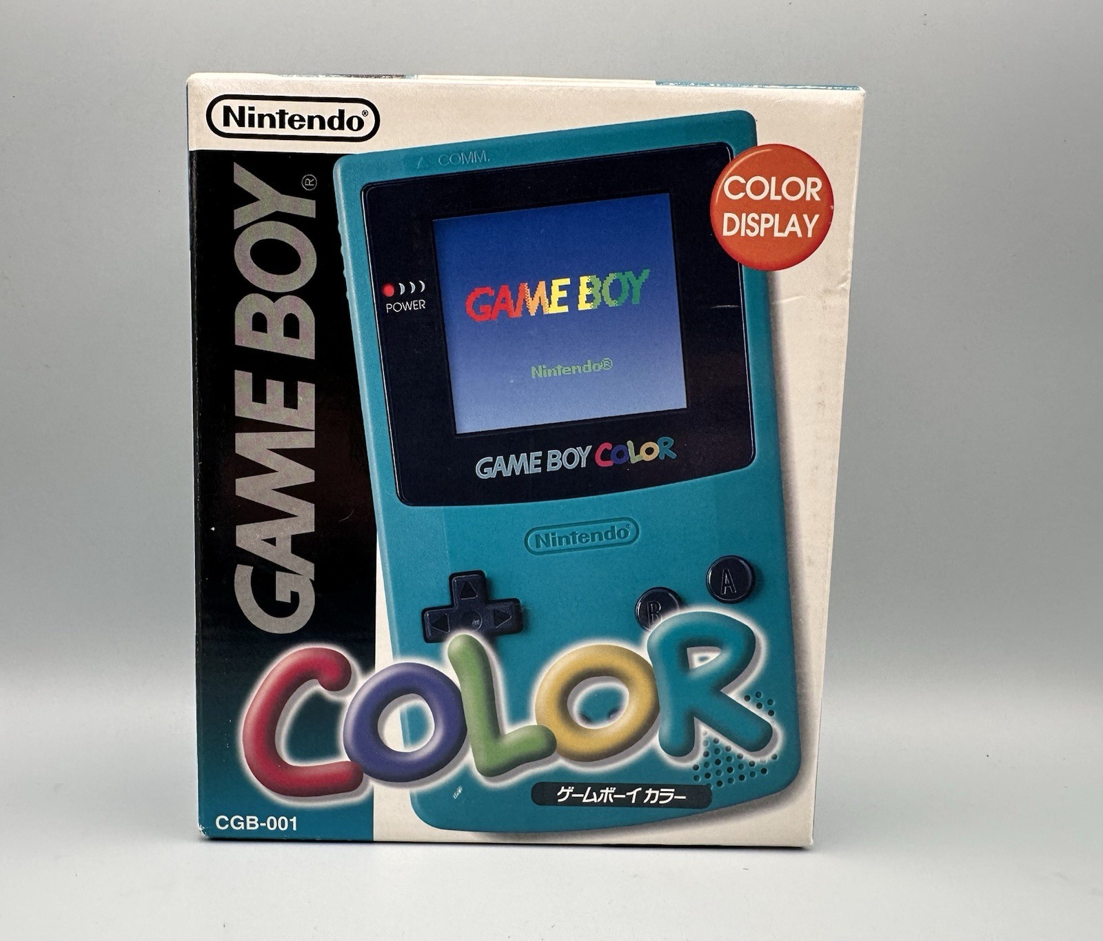 Teal Nintendo Game Boy Color Handheld Game Console – With Minty Box
