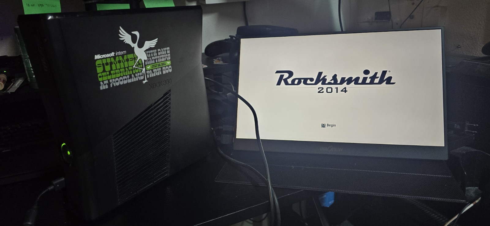 Rare Microsoft Intern Xbox 360 S 250GB Black Console Model 1439 1080p NTSC-U/C