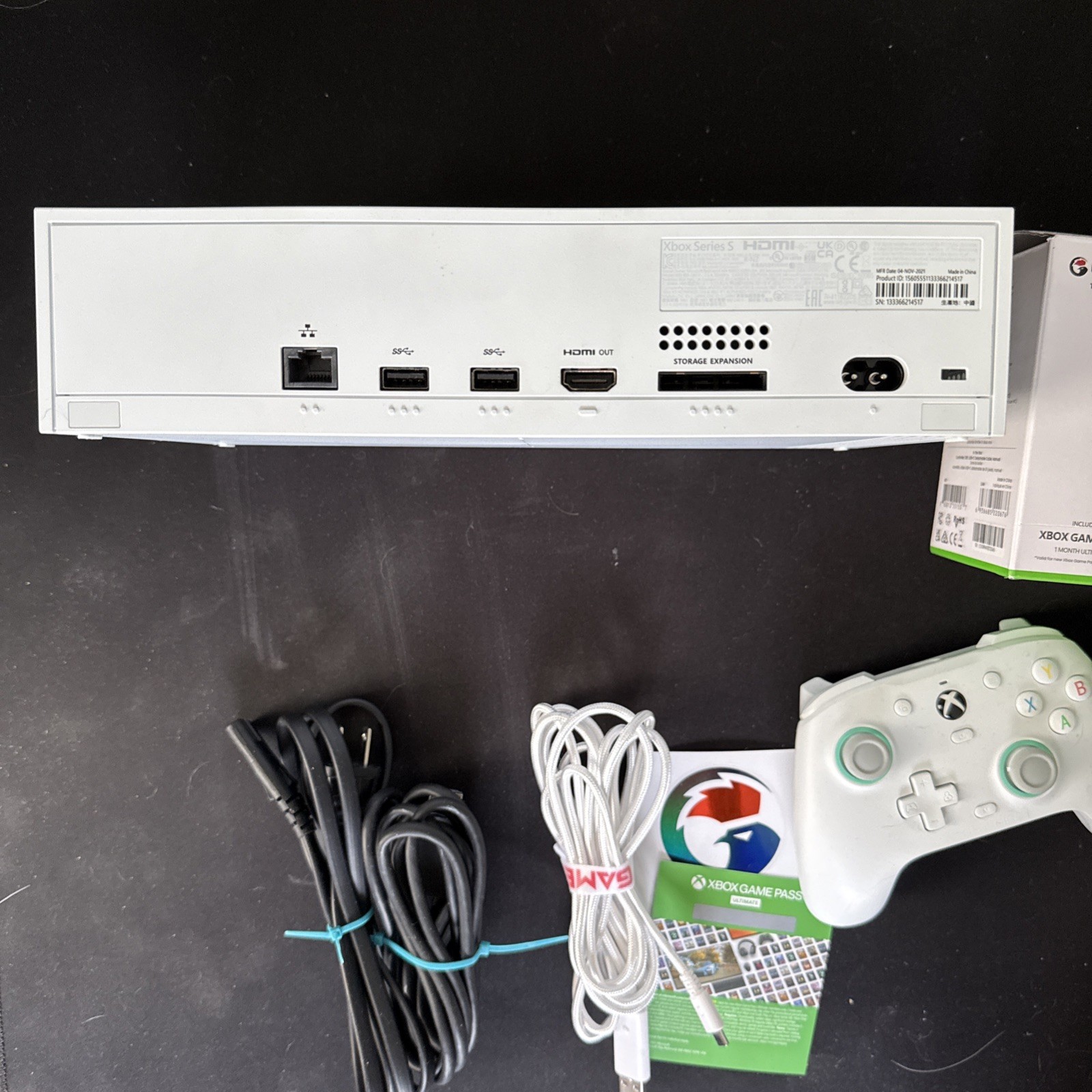Microsoft Xbox Series S 512GB White Console With Gamesir G7 SE