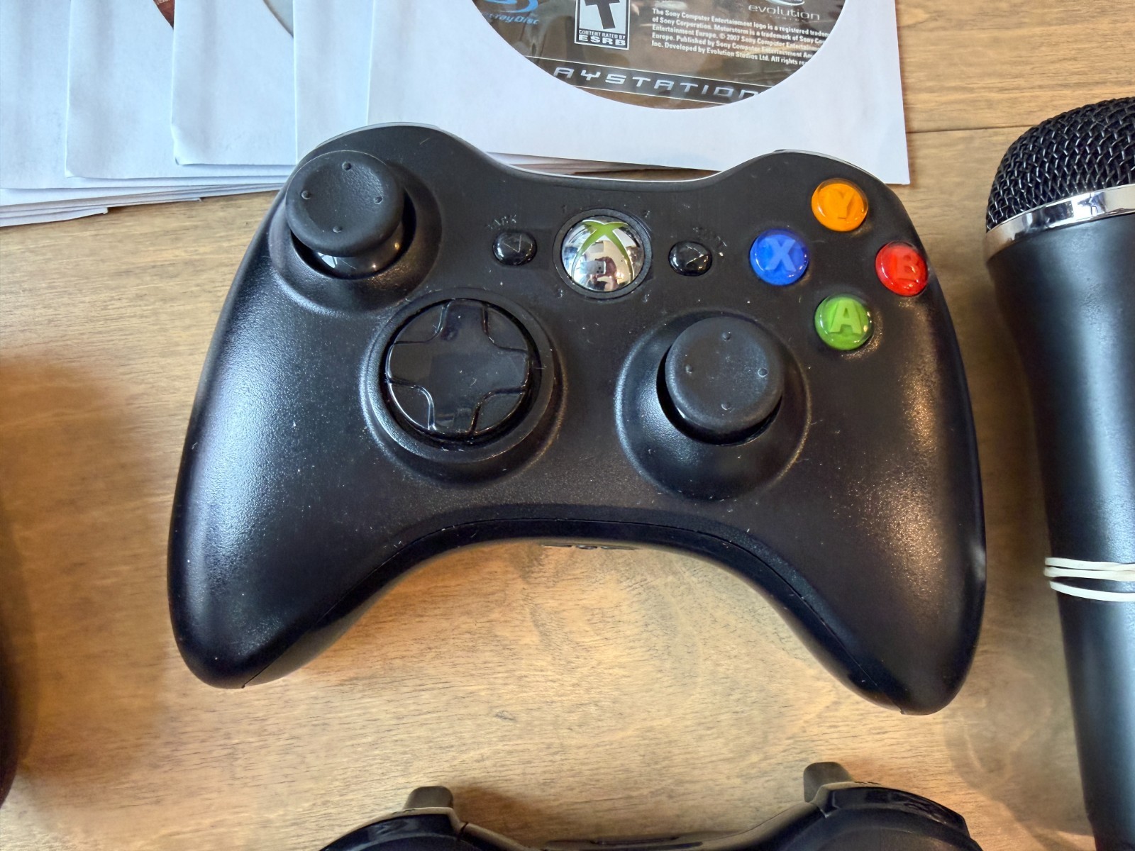 Xbox 360 E Console 250GB Bundle, Kinect, 5 Controllers, Power, 37 Games TESTED