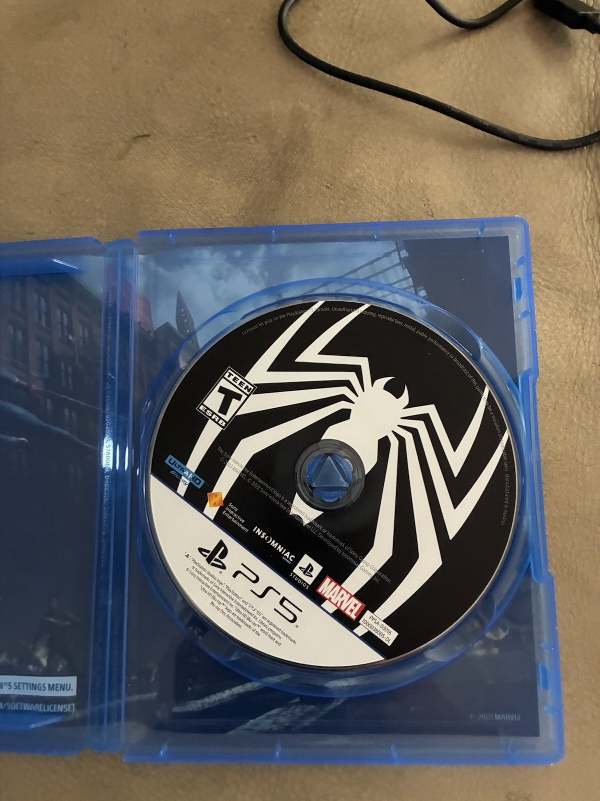 PlayStation PS5 Standard Disc 2 Controllers And Spider-Man Game, 825GB