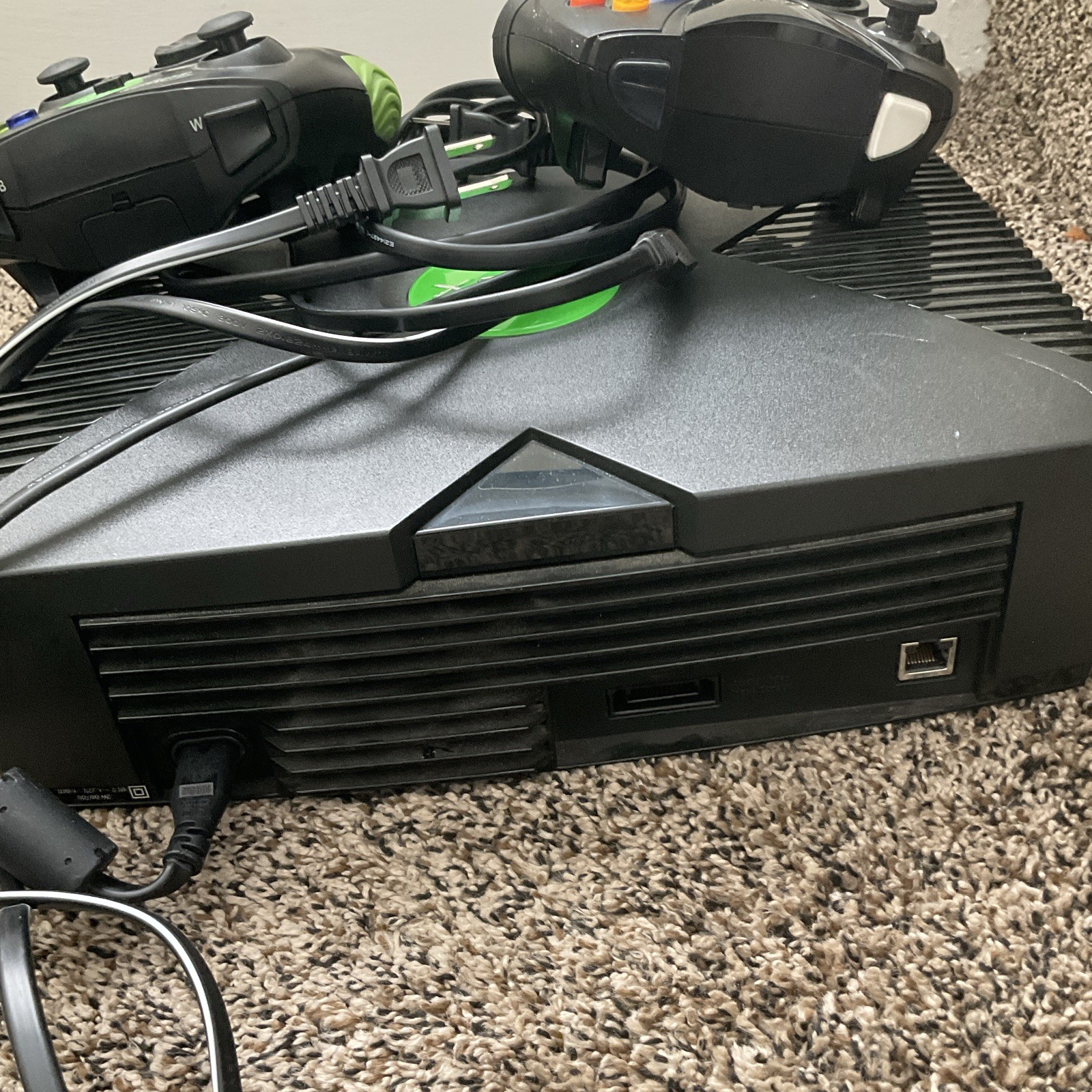 Microsoft Original Xbox Console Bundle Black NTSC-U/C 8GB w/ 3 Controllers