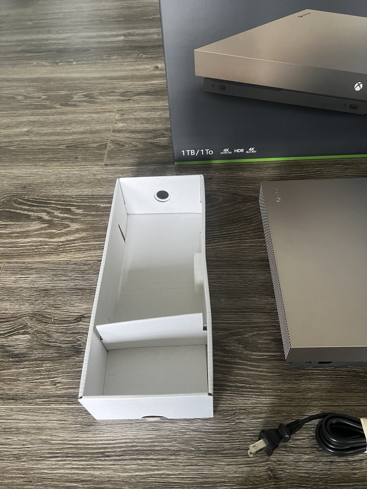 Xbox One X 1TB Console Gold Rush Battlefield Special Edition CIB Original Box