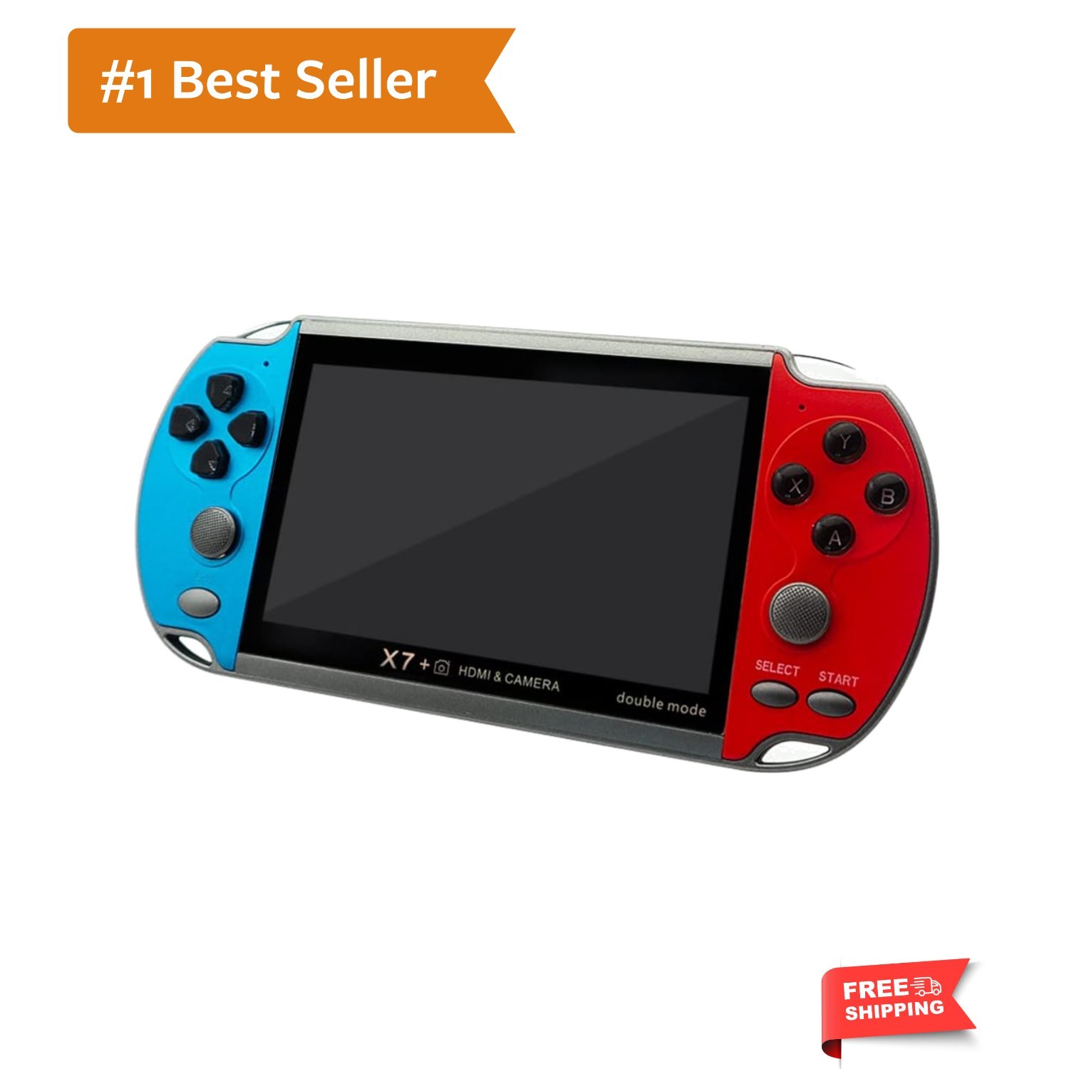 X7 Plus Handheld Game Console , Preload 10000 Games Portable Video Games Supp…