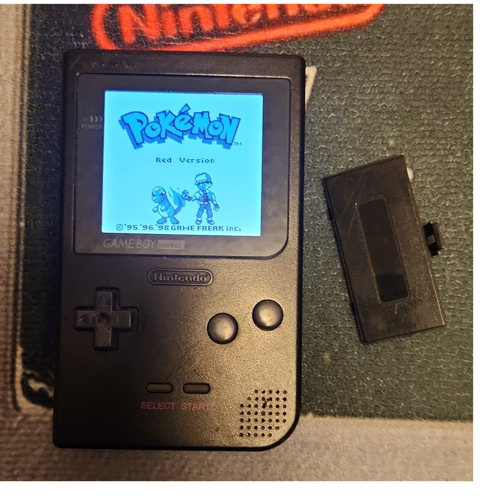 Nintendo Game Boy Pocket Black Handheld System MGB-001 Headphone Jack Link Cable