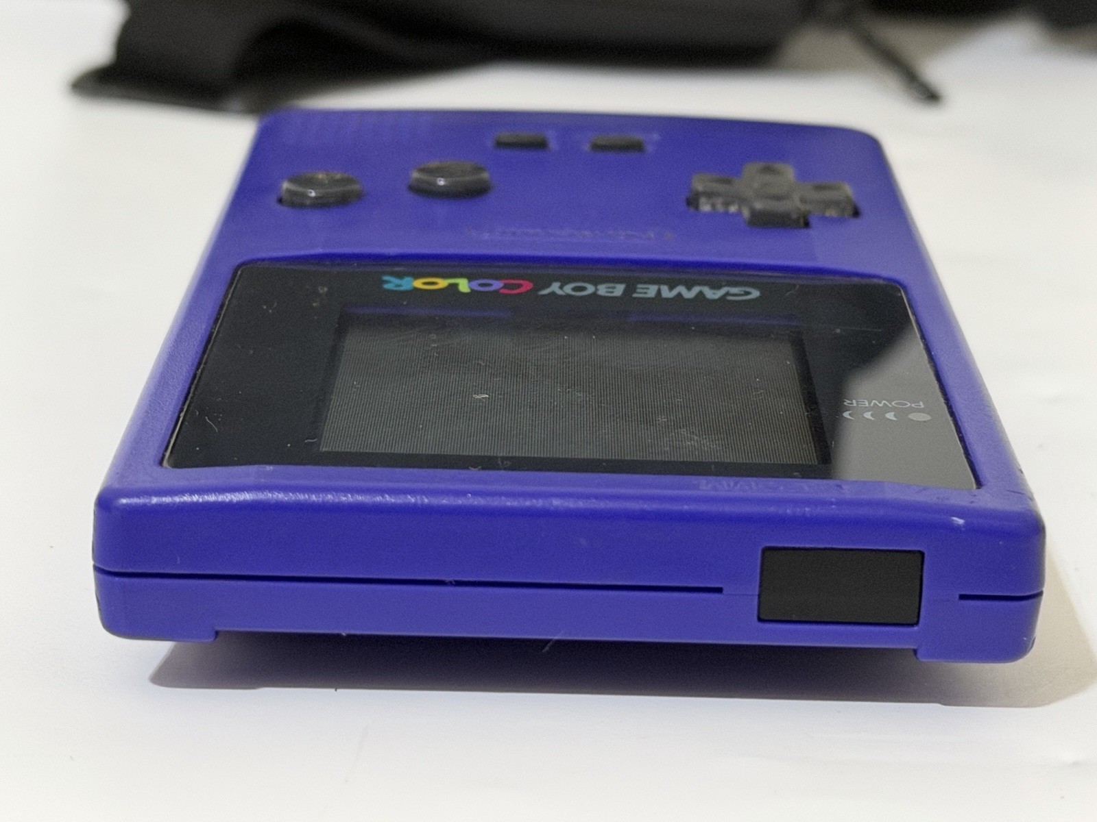 Vintage 1998 Nintendo Game Boy Color Pokémon Grape Console With Case