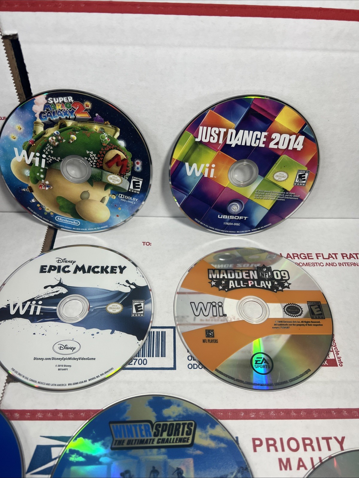 Nintendo Wii Console Bundle W/ Wii Motion & SUPER MARIO – SAME DAY – WARRANTY