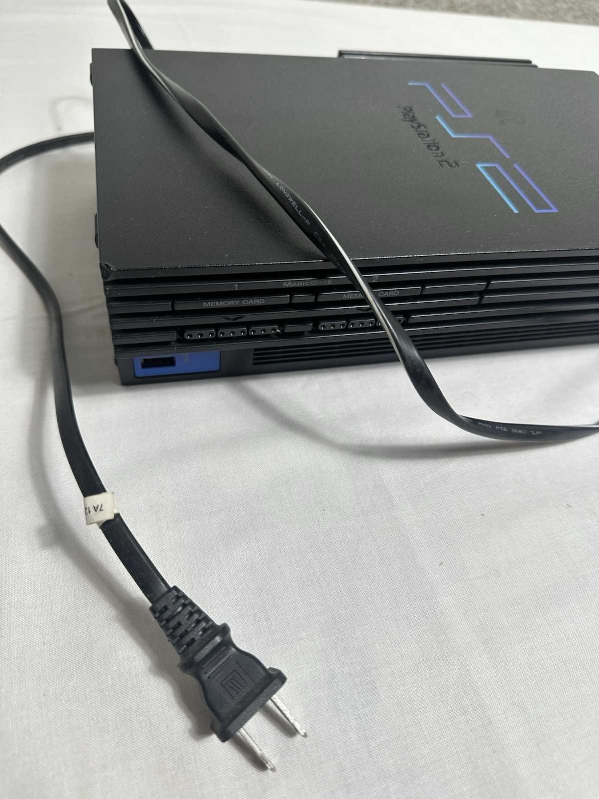 Sony PlayStation 2 PS2 Console W Netw Adapter Tested Working NTSC U C + 2 games