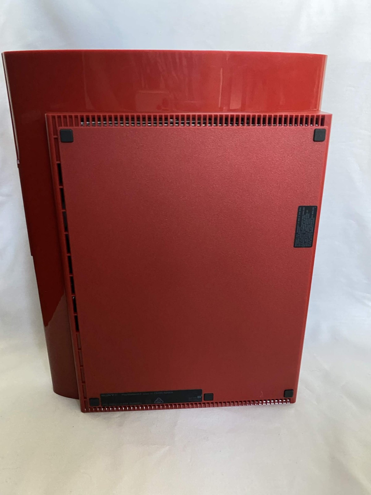 PlayStation 3 Red Super Slim Console CECH-4202A 12GB with 6 games & 2 controller