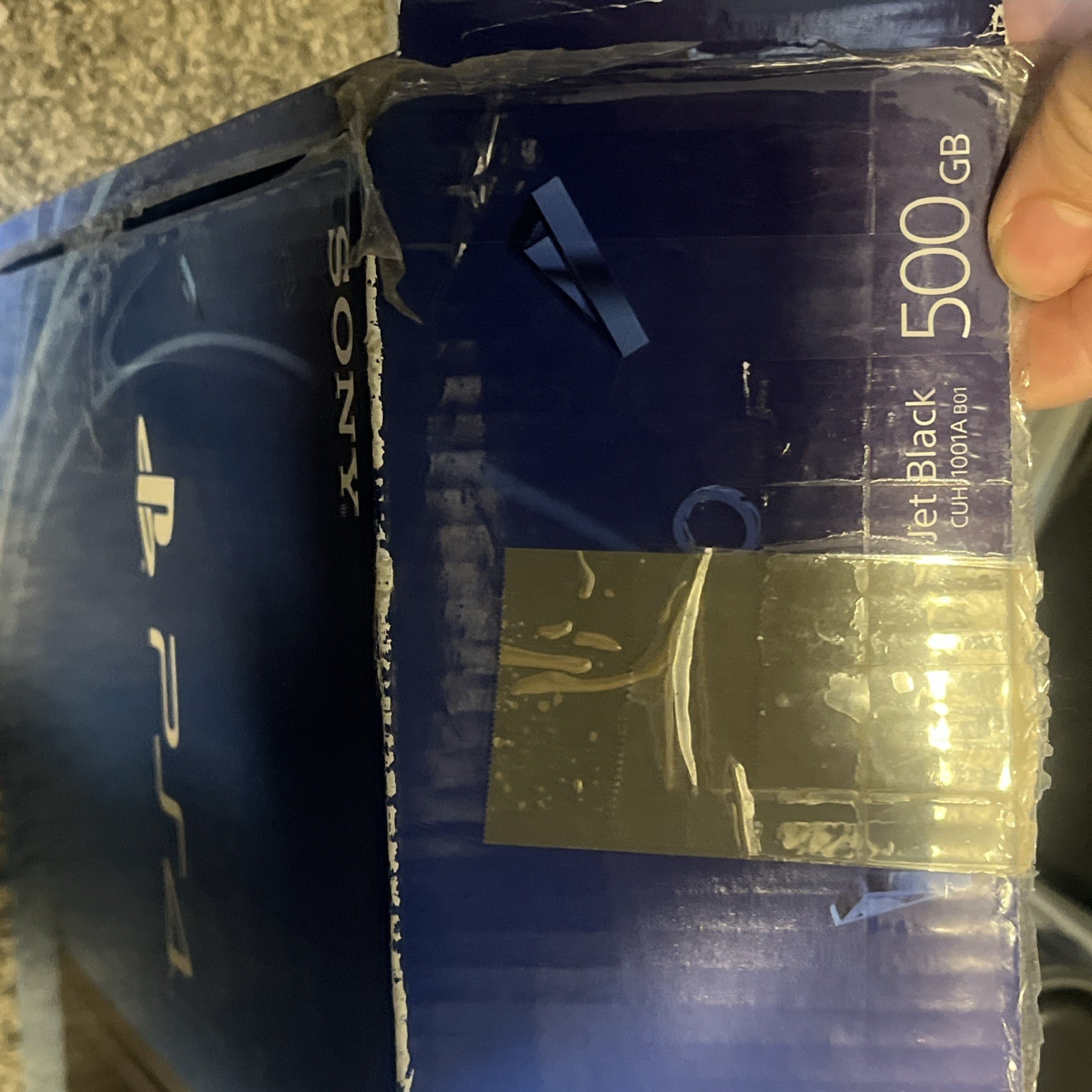Sony Playstation 4 Ps4 Jet Black 500 GB In Original Box W Controller See Pics