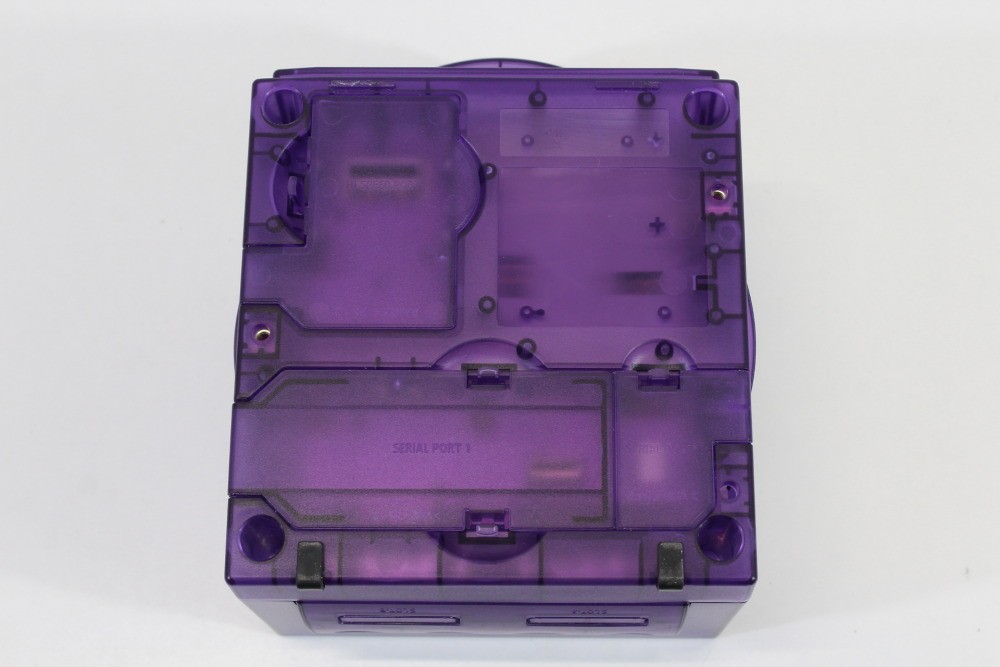 Nintendo Gamecube Console Clear Transparent Purple NTSC-U/C DOL-101 GC RGB LED