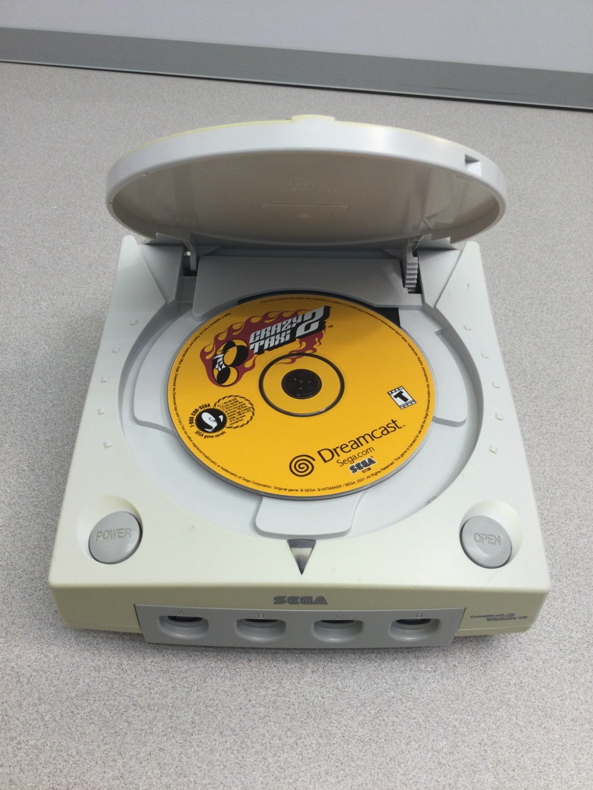 Sega Dreamcast HKT-3020 White Console Only Power Tested
