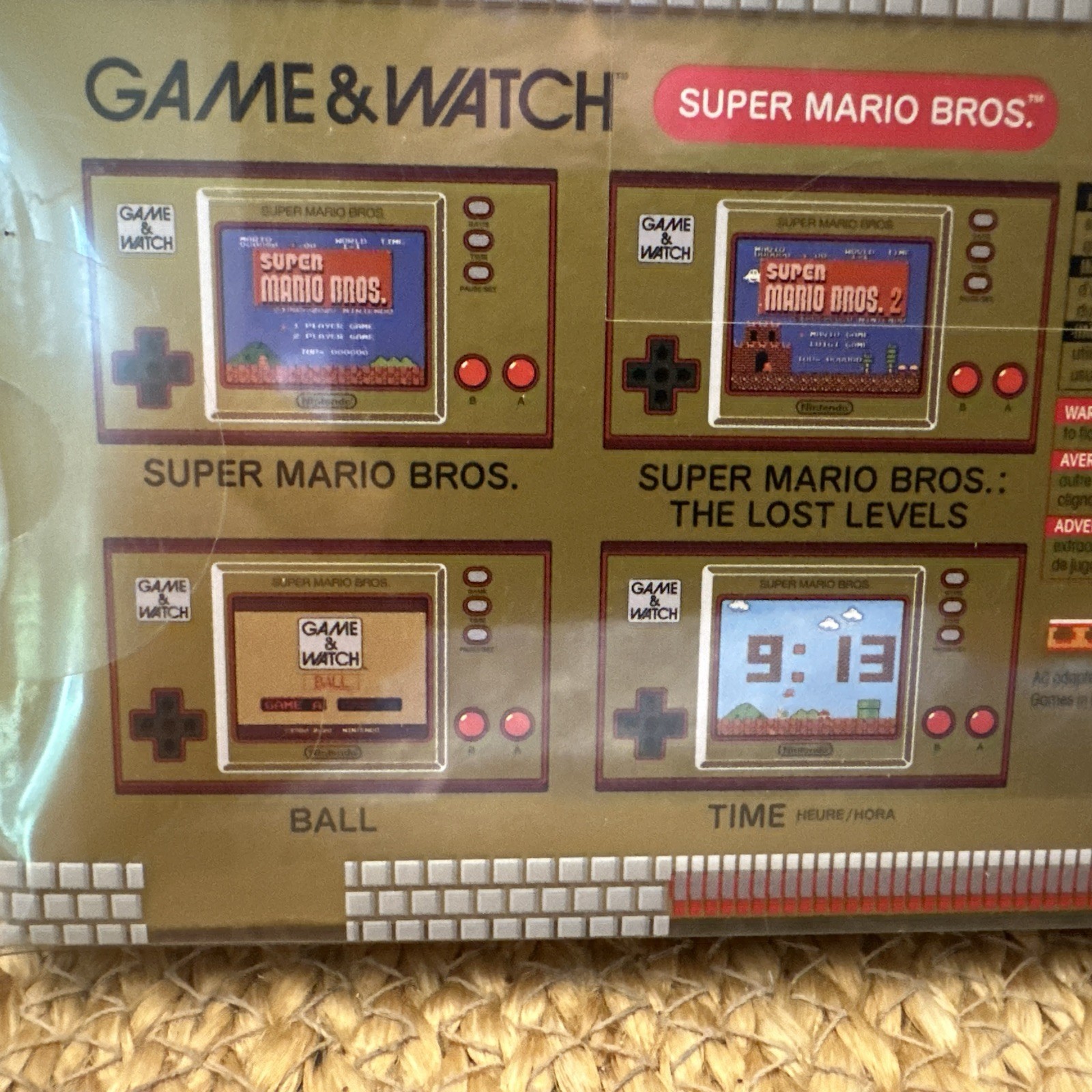 Nintendo Game & Watch Super Mario Bros Handheld Console – New Sealed