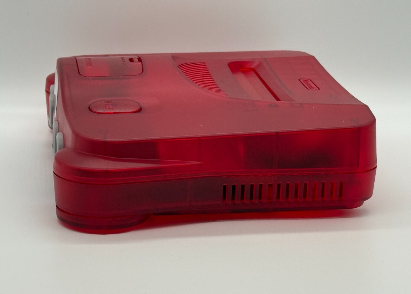 NEW Nintendo 64 N64 Limited Transparent Red Custom Multi-Color LED Rare