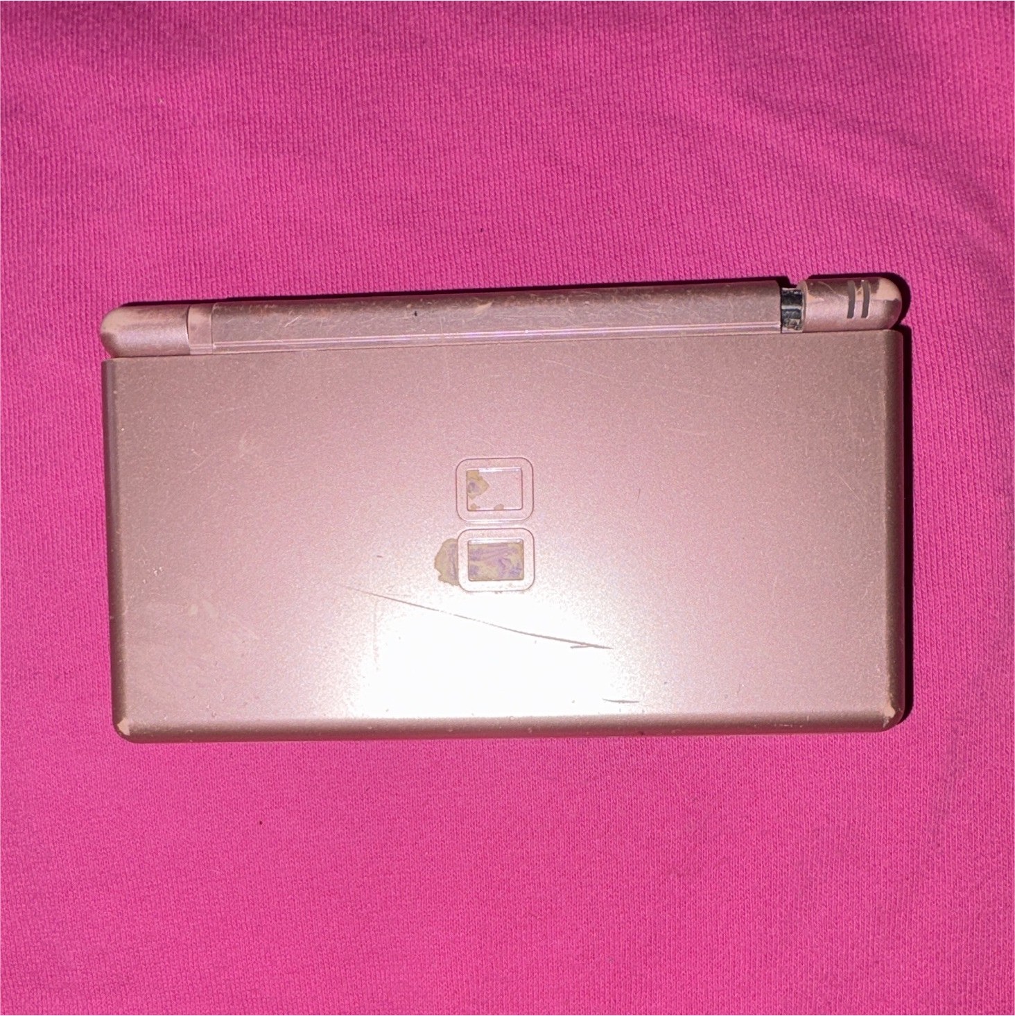 Nintendo DS Lite Pink Handheld System Console w/ Headphone Jack USG-001