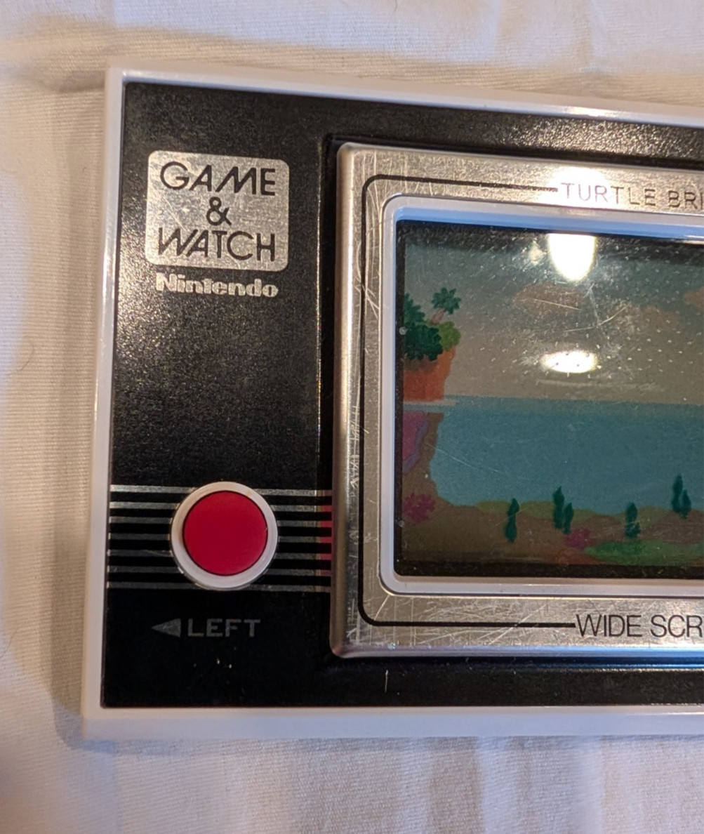 Nintendo Game & Watch Turtle Bridge TL-28 w Batteries TESTED WATCH VIDEO
