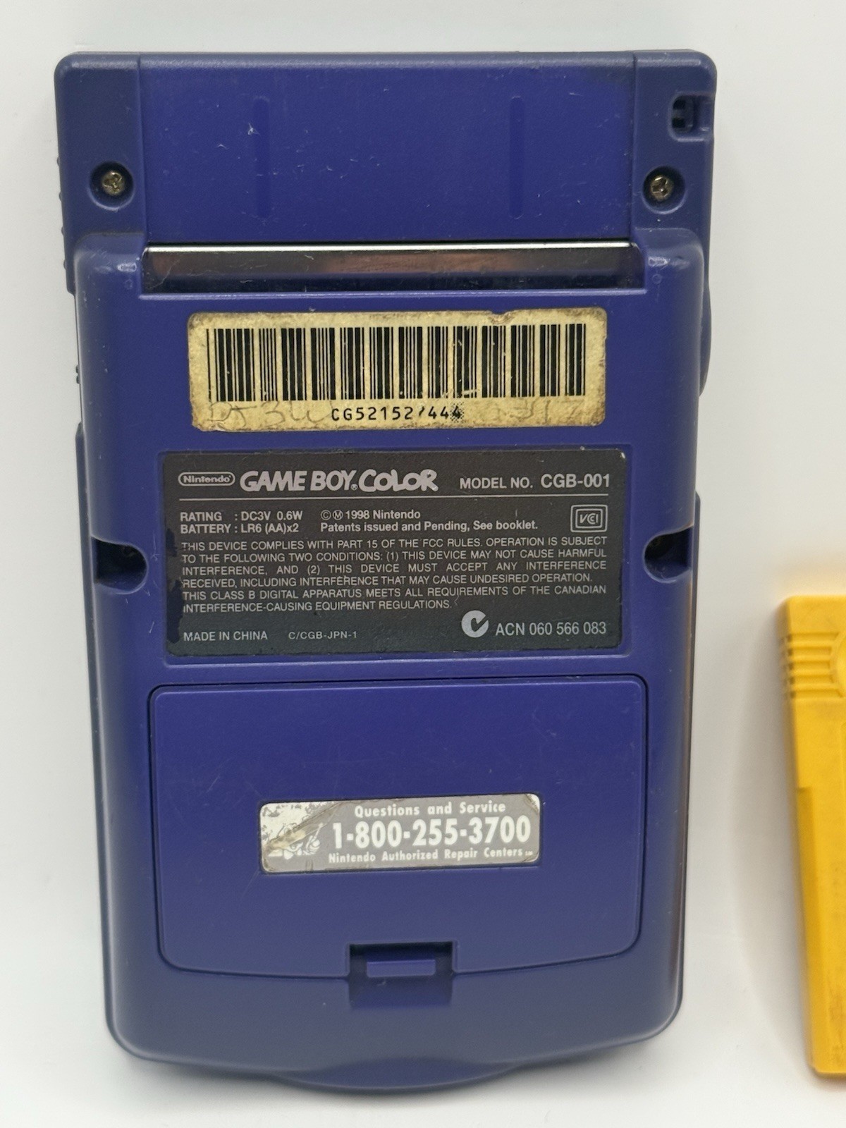 GameBoy Color Purple Grape Model CGB-001 & pokemon special pikachu, chrome cover