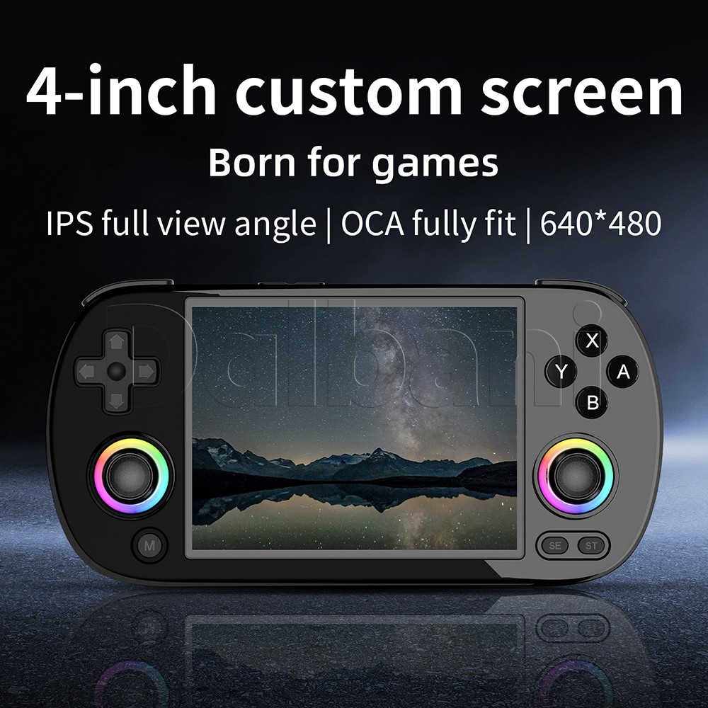 RG40XX H Black Anbernic handheld Game Console 4.0 IPS Screen 64G