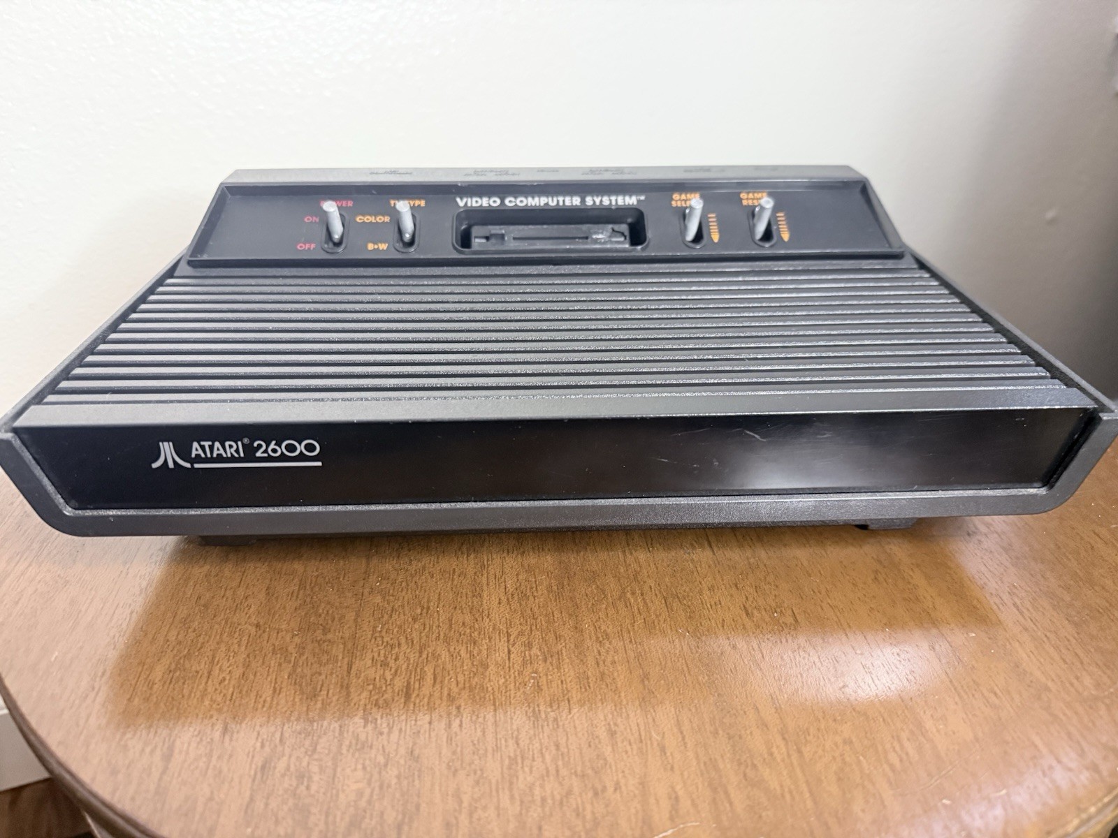Recapped Atari 2600 «Vader» Black Game Console w/ Game & Joystick