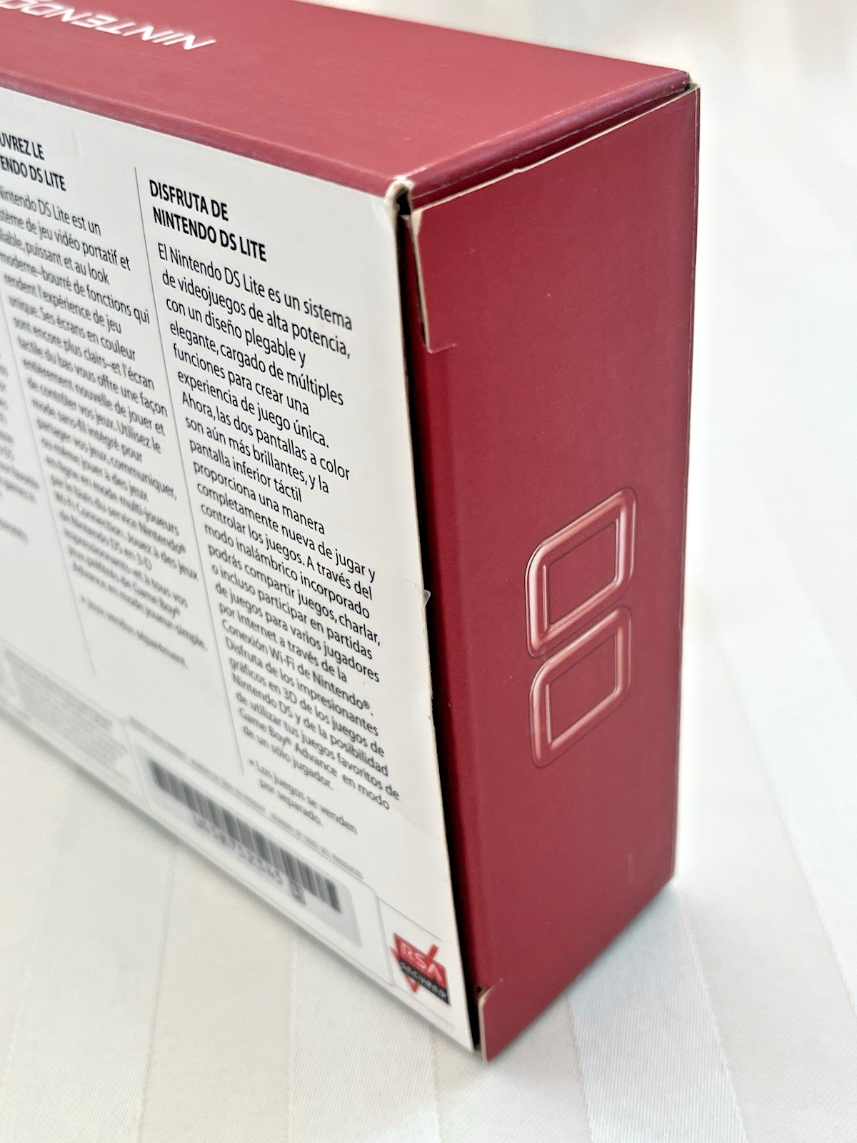 Nintendo DS Lite Crimson USG-001 Near-CIB Tested/Working – VERY NICE CONDITION!