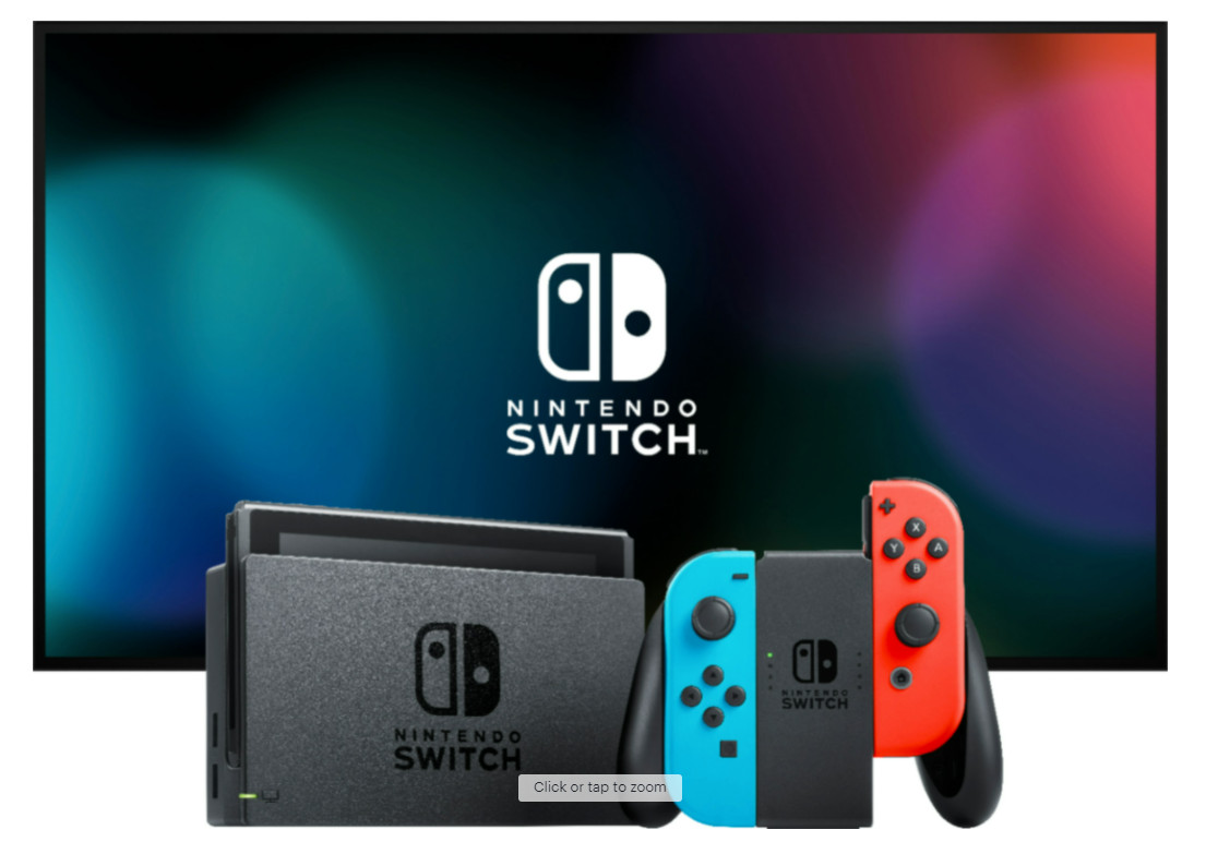 Nintendo Switch Console Mario Kart 8 Deluxe Bundle Neon Blue/Red 3 months online