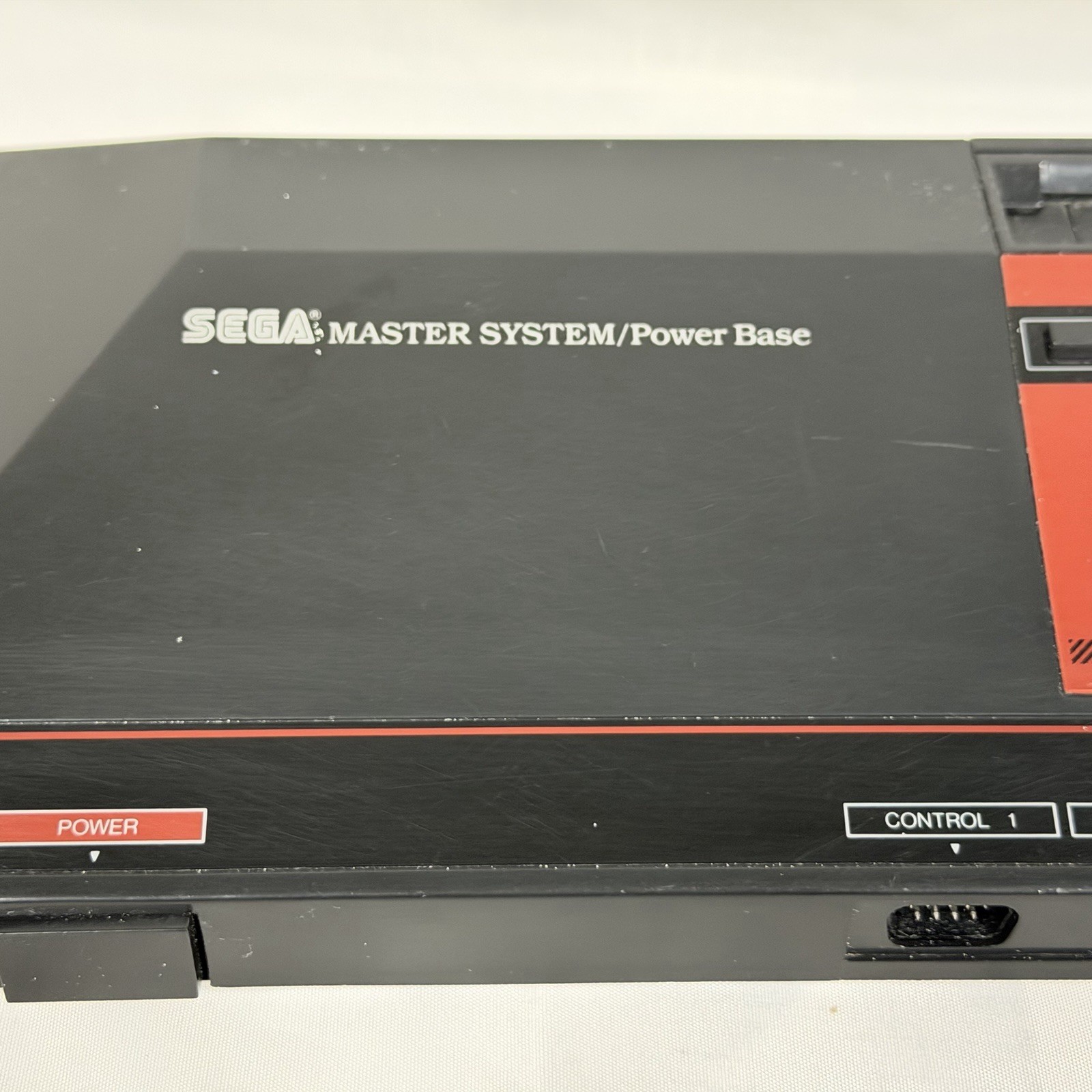 Sega Master System Power Base Console – For Parts NOT TESTED READ Attic Find!￼