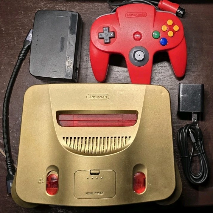 Custom Nintendo 64 (Mario Themed + Hdmi + USBC)