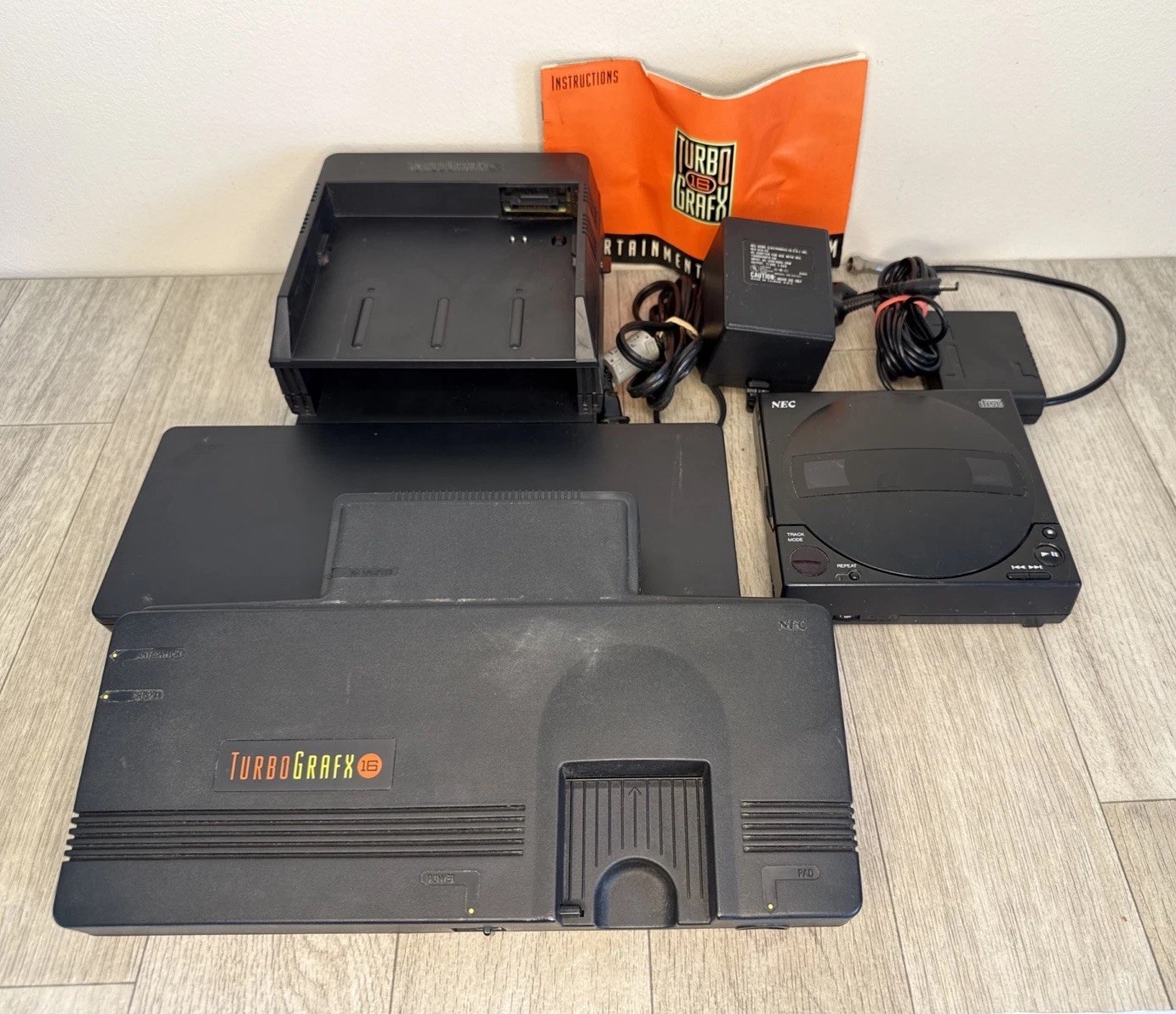 NEC Turbo Grafx 16 Turbo CD & Console SET