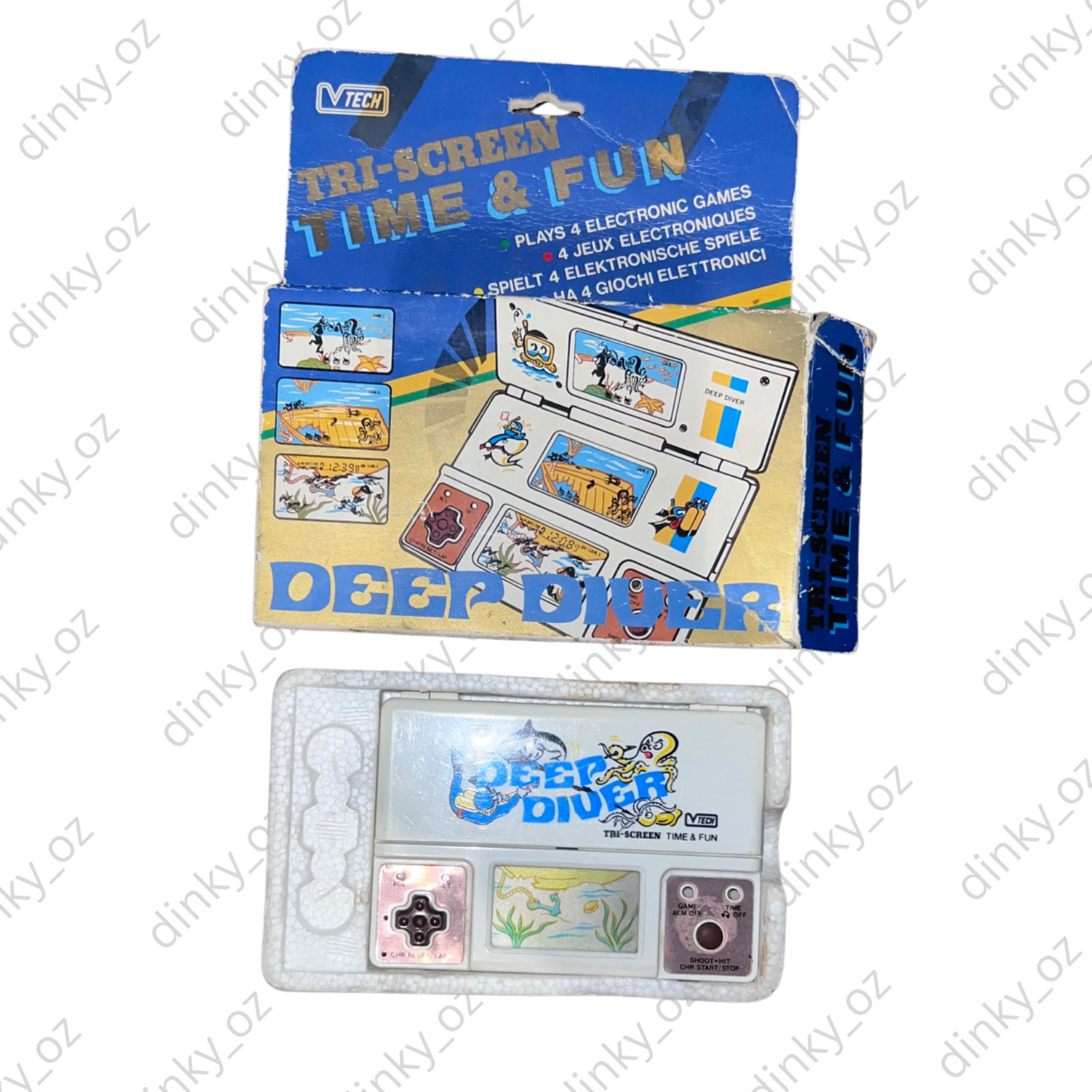 V-Tech Time & Fun ‘Deep Diver’ COMPLETE IN BOX