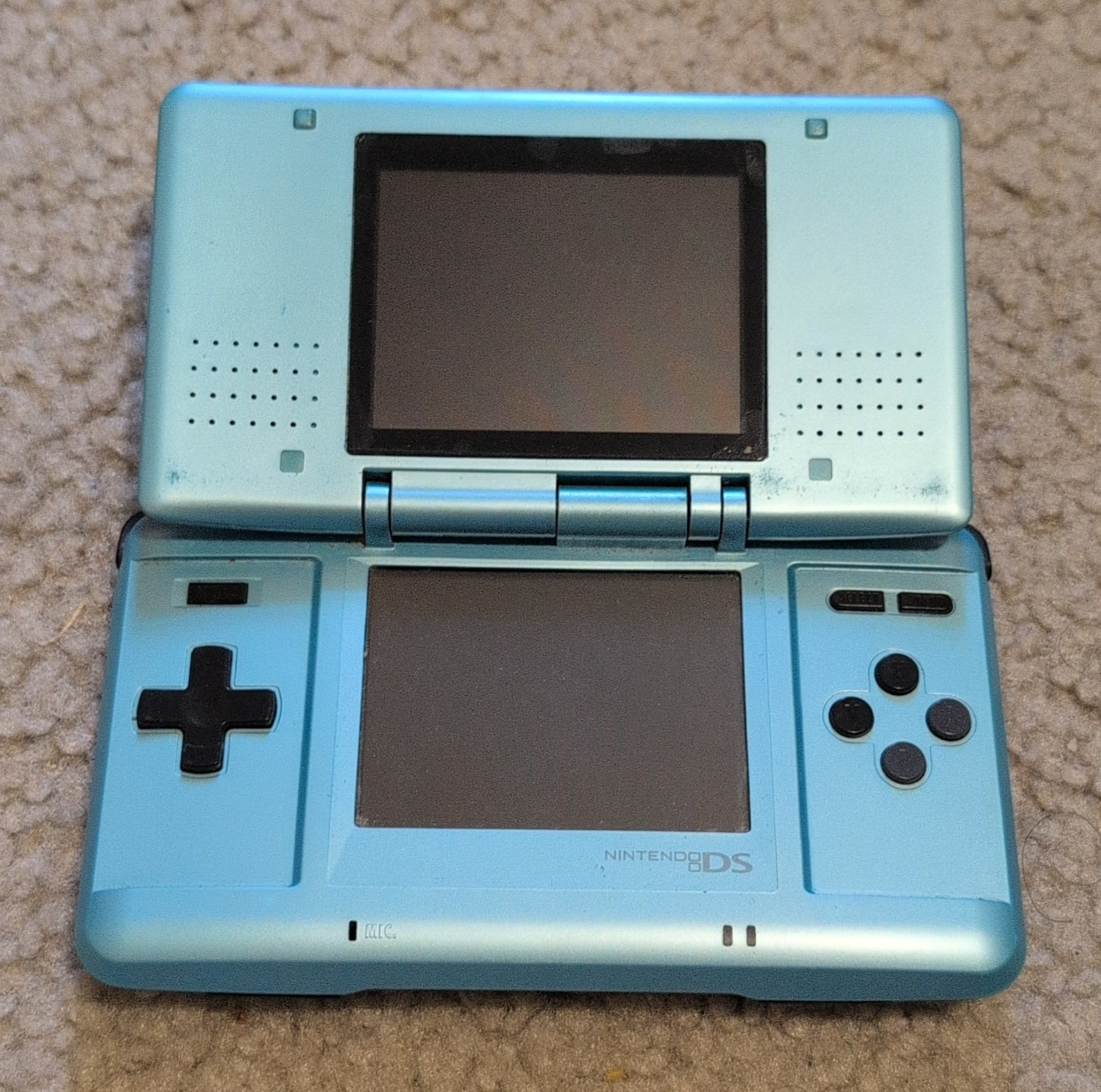 Nintendo DS NTR-001 Blue Handheld System, NO CHARGER OR STYLUS